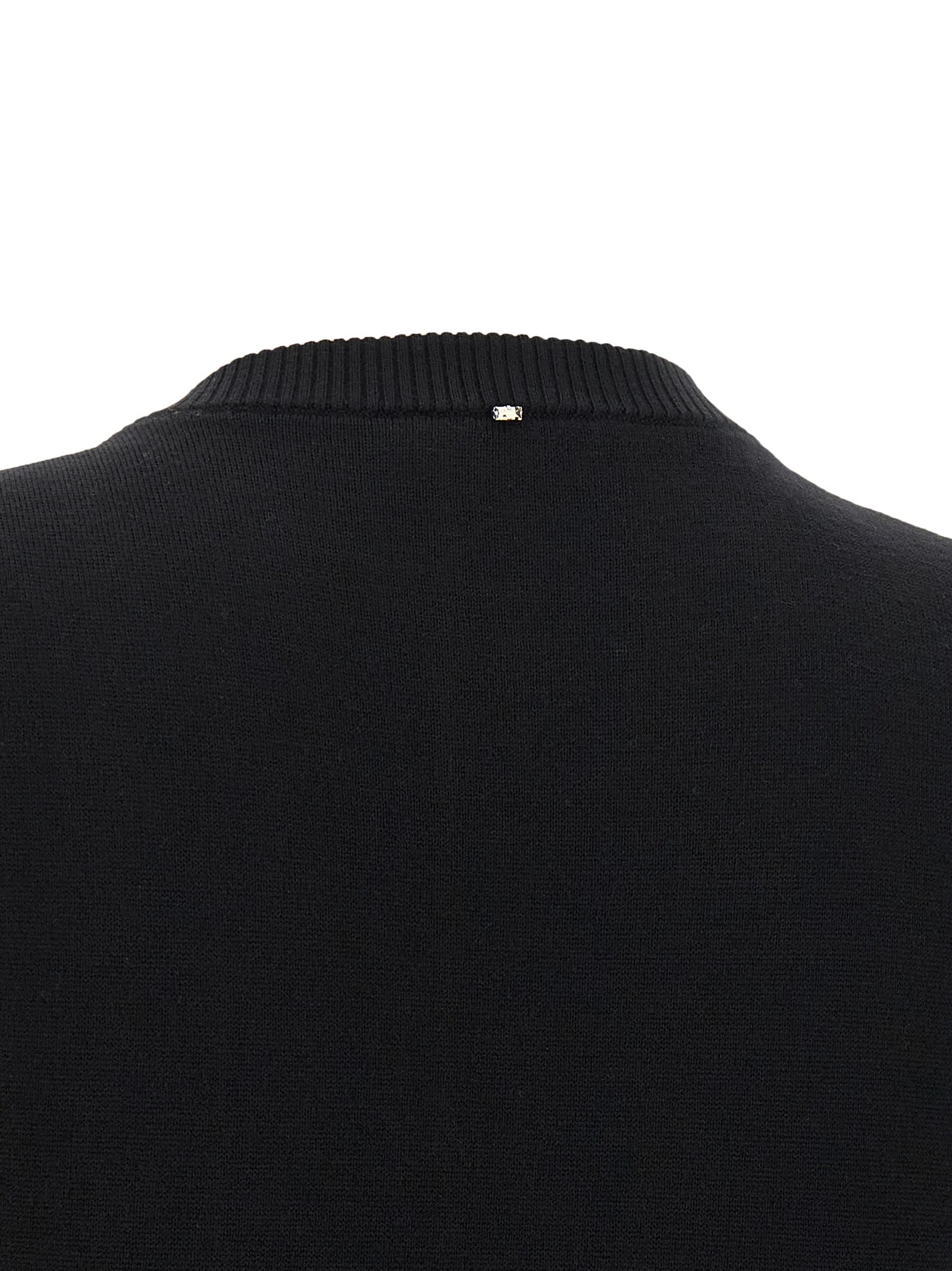 Sportmax Black Virgin Wool Tank Top - Elevate Your Elegance