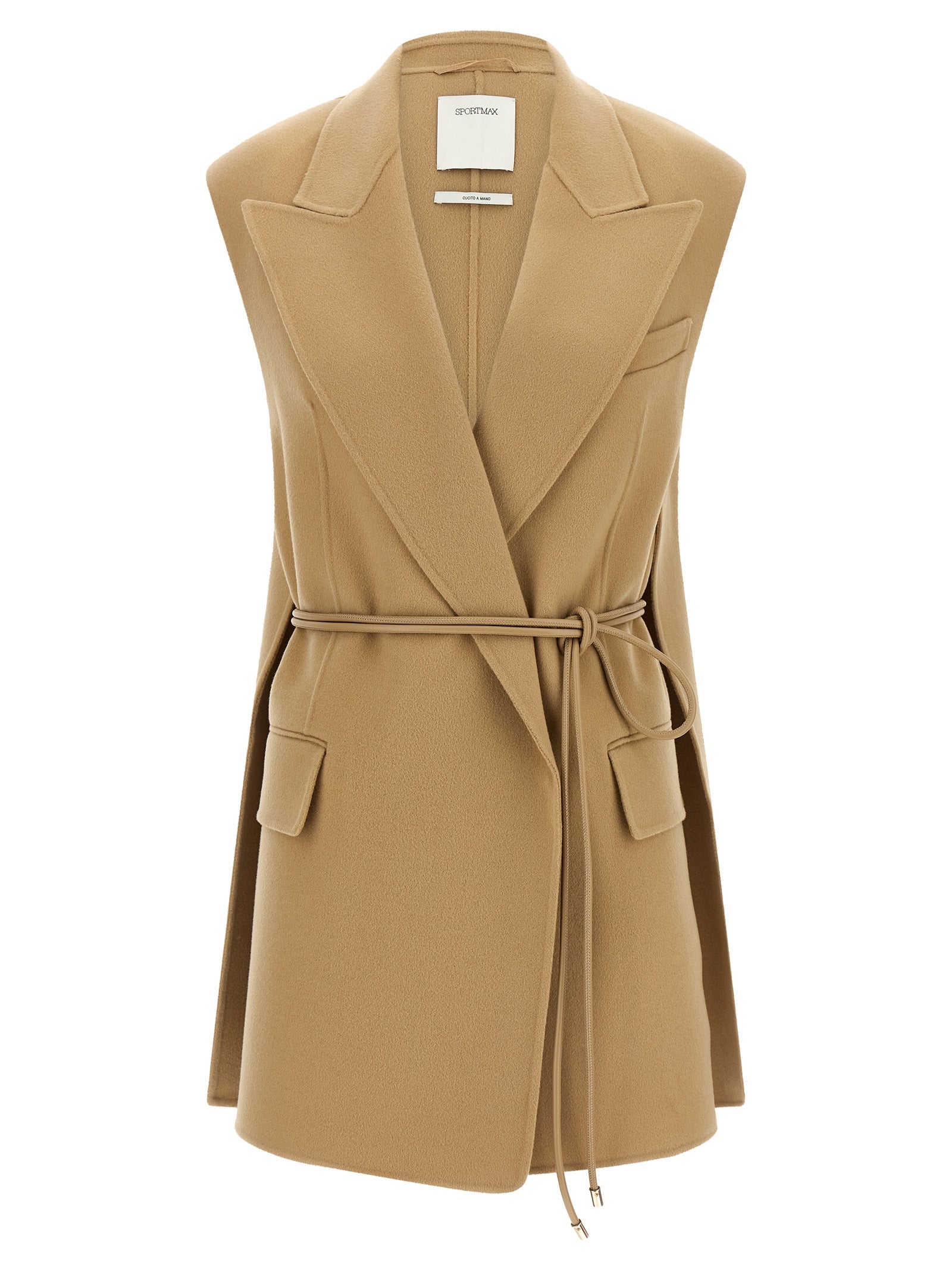 Sportmax Beige Wool Blazer - Redefine Elegance and Luxury