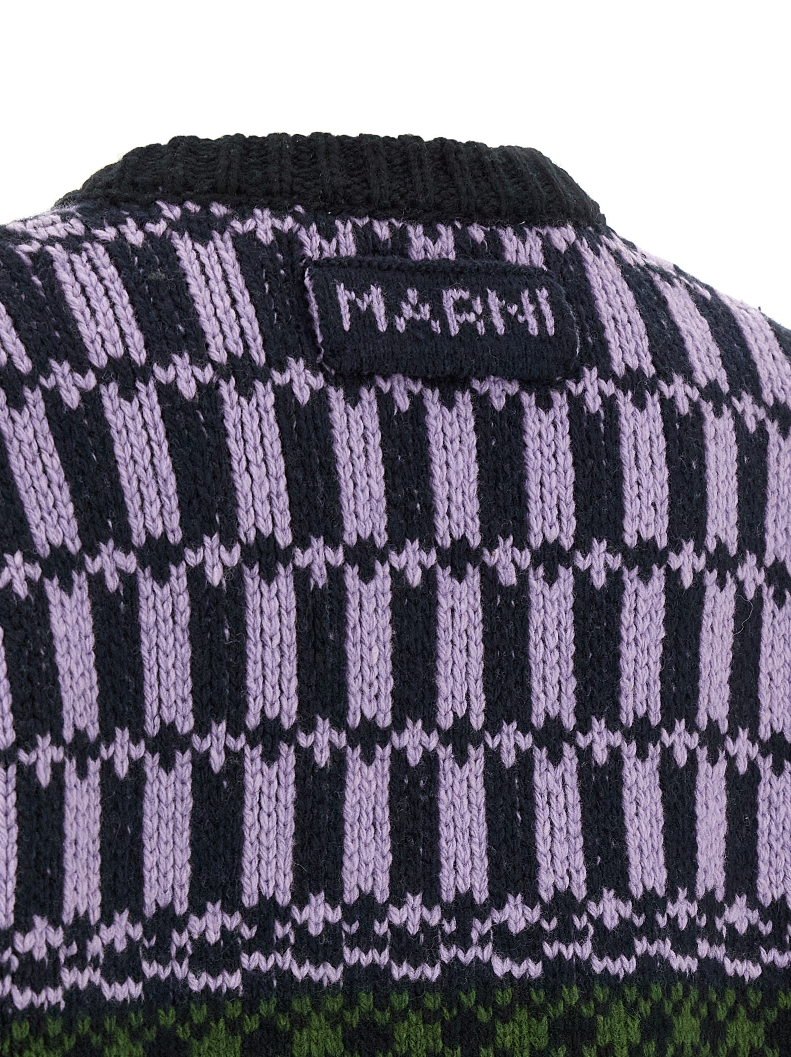 Marni Multicolor Wool Cardigan - Exquisite Haute Couture Elegance