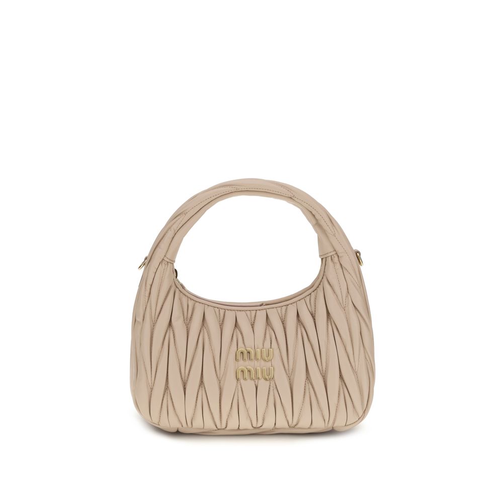 Miu Miu Beige Calf Leather Bos Taurus Handbag - Luxury Redefined