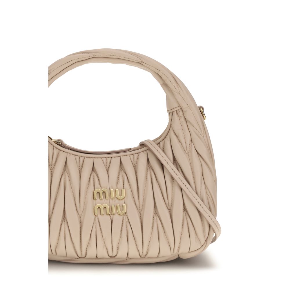 Miu Miu Beige Calf Leather Bos Taurus Handbag - Luxury Redefined