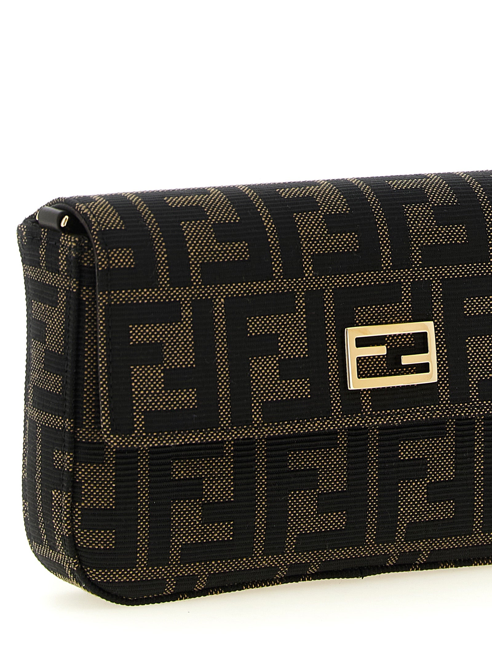 Fendi Brown Polyester Cardholder