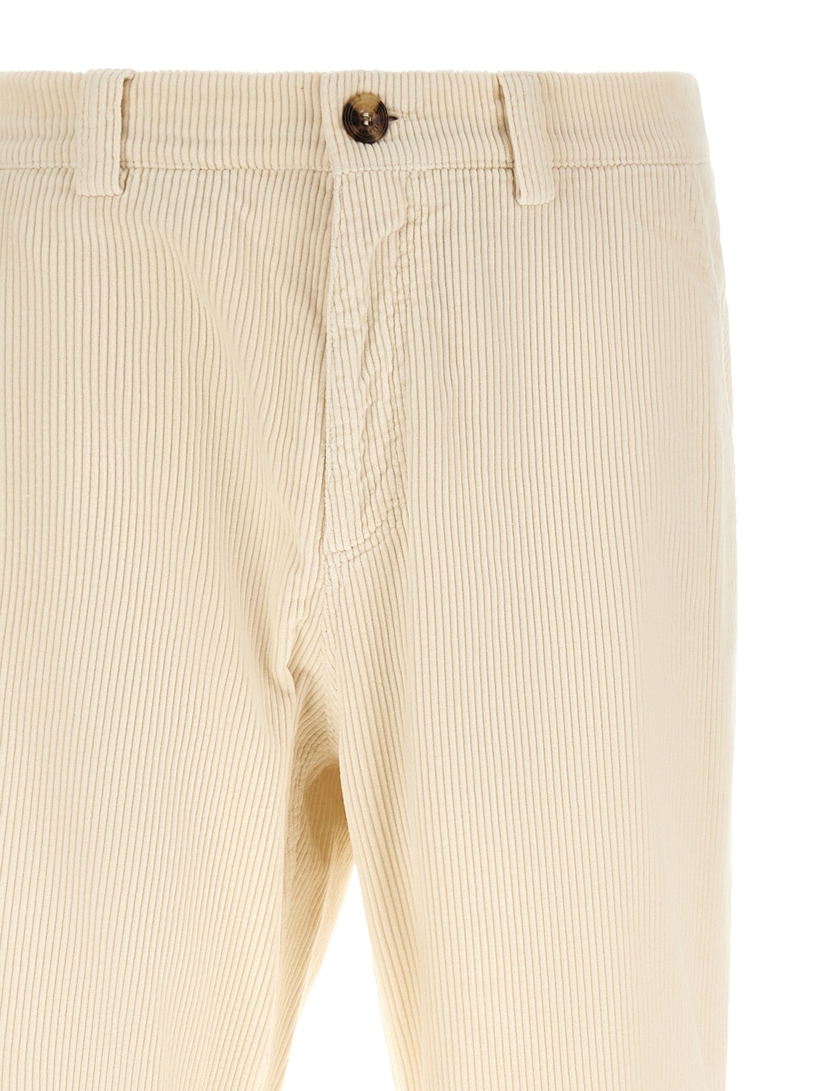 Brunello Cucinelli Beige Cotton Casual Pants