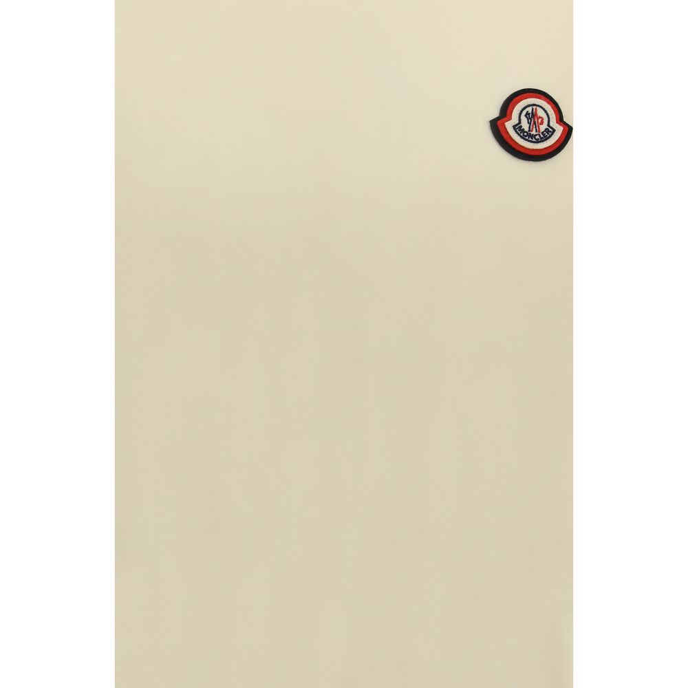 Moncler Beige Cotton T-Shirt - Timeless Luxury Essential