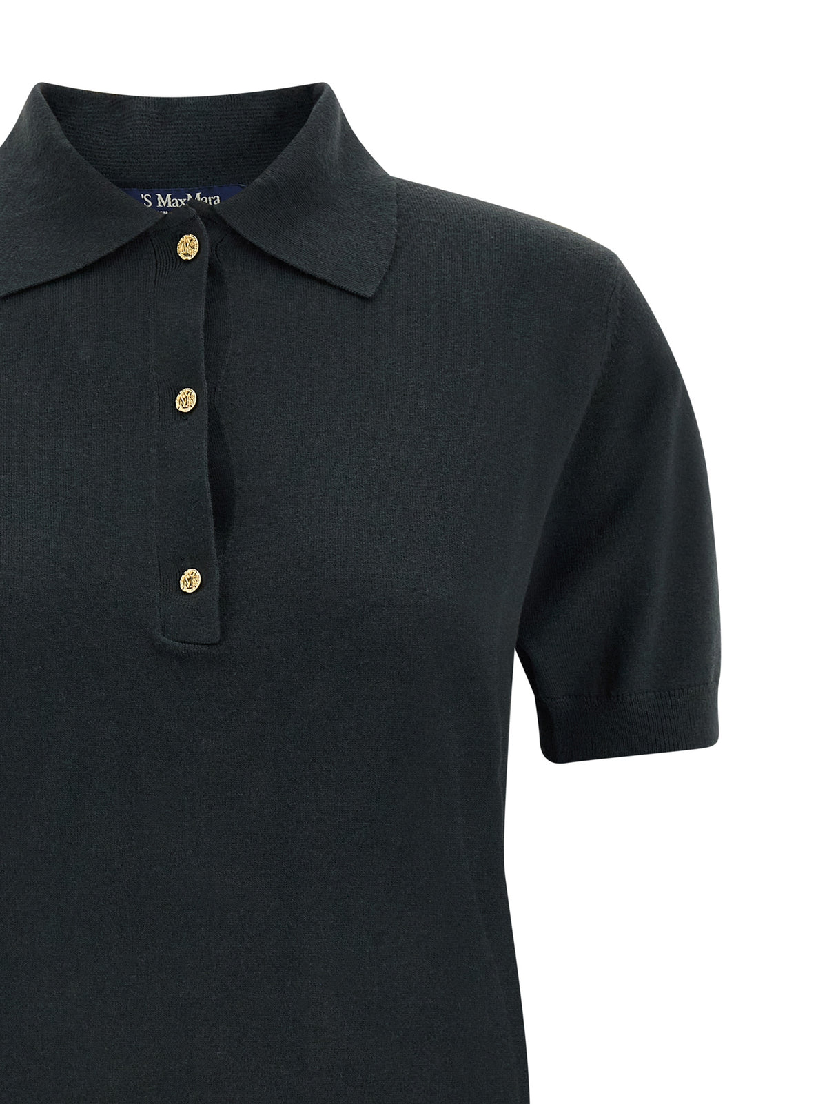 Experience the epitome of elegance with the 'Pomposa' Polo from MAX MARA 'S, crafted from a luxurious blend of cotton, silk, and cashmere for timeless sophistication.