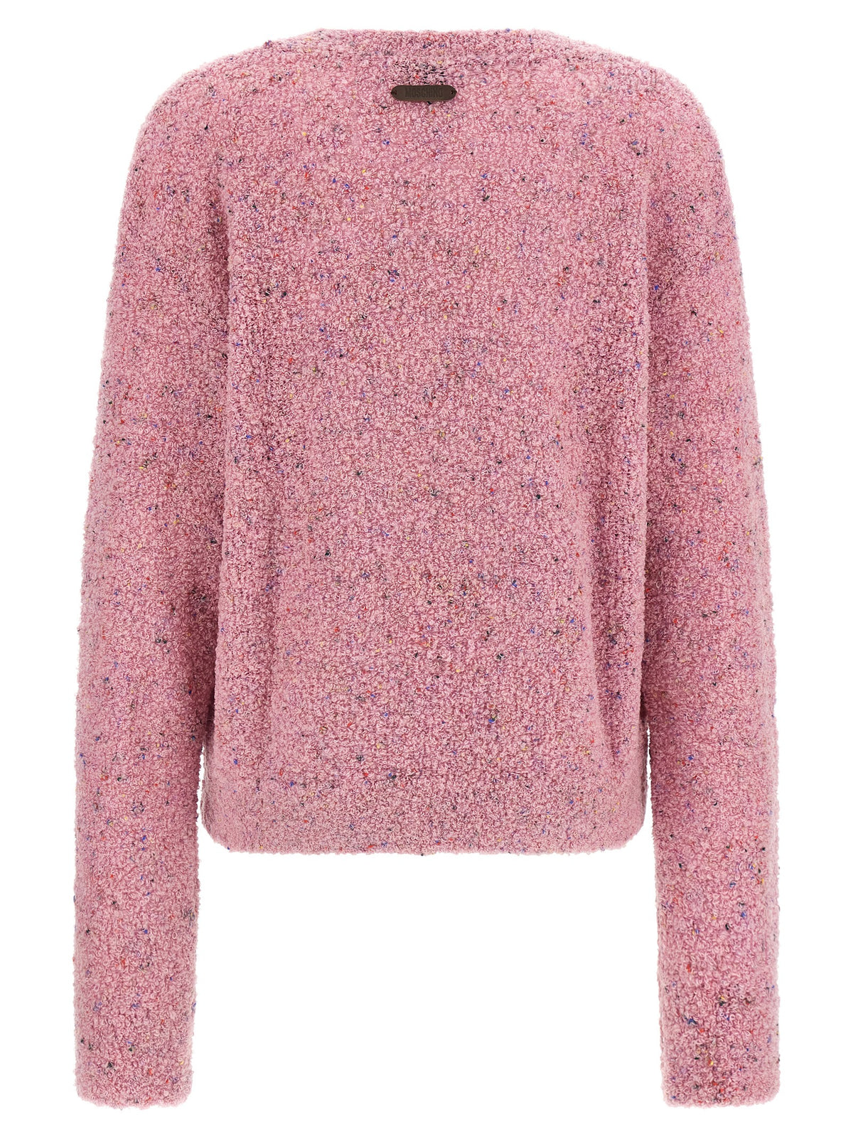 Indulge in the playful elegance of the Moschino Multicolor Virgin Wool Cardigan, a luxurious blend of comfort and whimsy, perfect for any discerning wardrobe.