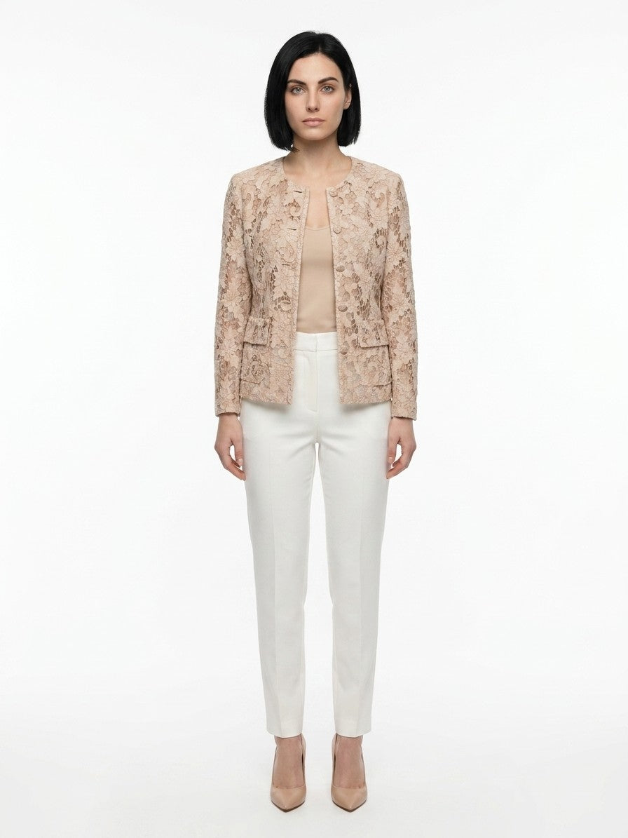 Dolce & Gabbana Beige Cotton Jacket - Effortless Luxury Style