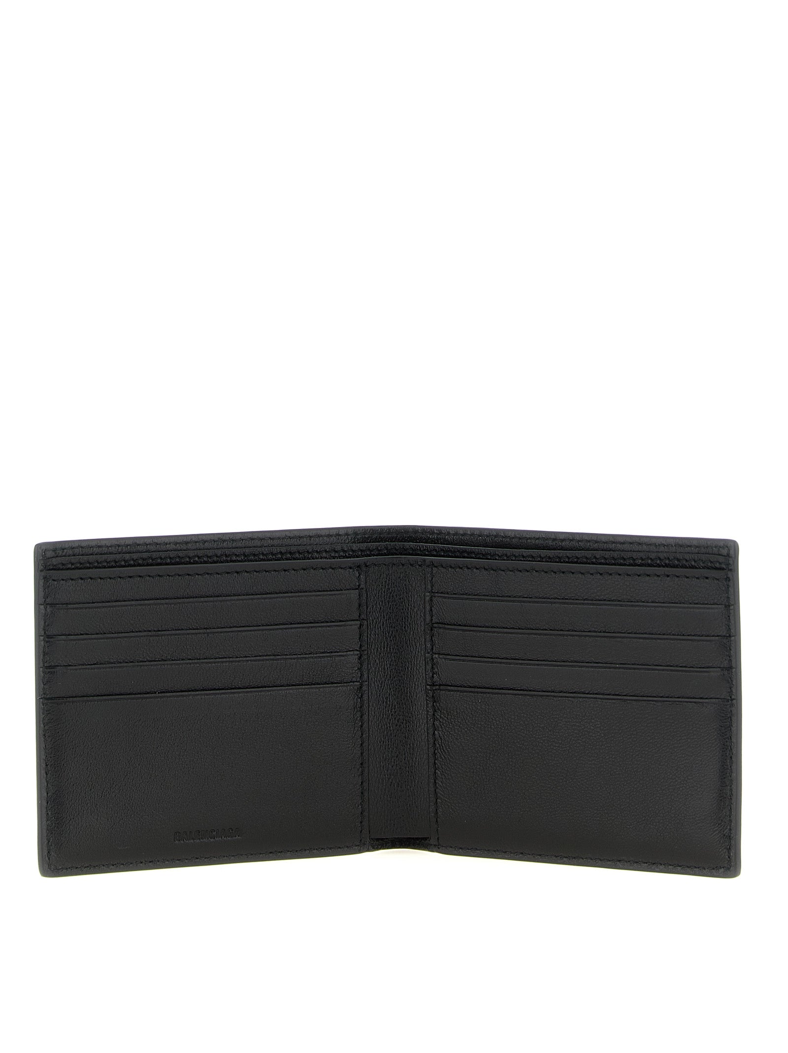 Elevate your style with the Balenciaga Black Calfskin Wallet, a testament to Italian craftsmanship that embodies luxury and sophistication for the discerning individual.