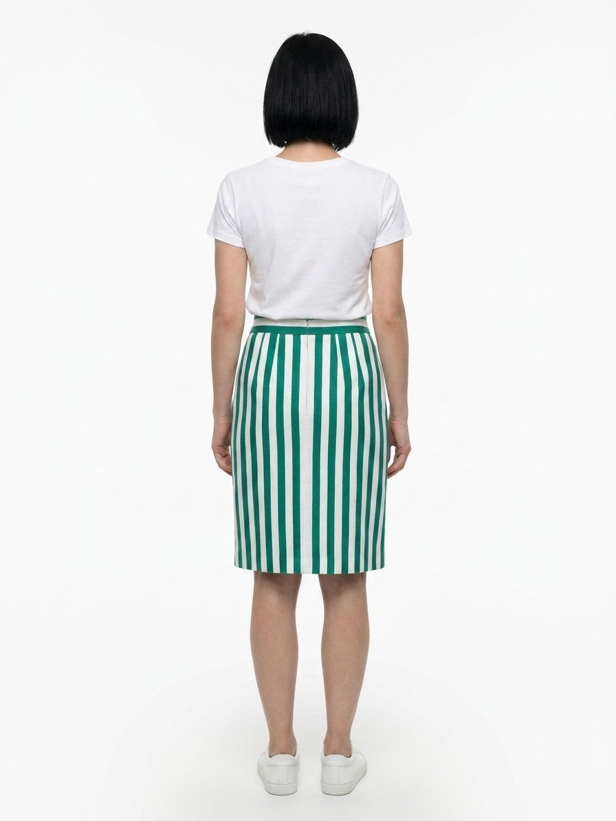 Dolce & Gabbana Bicolor Cotton Mini Skirt - Exquisite Elegance