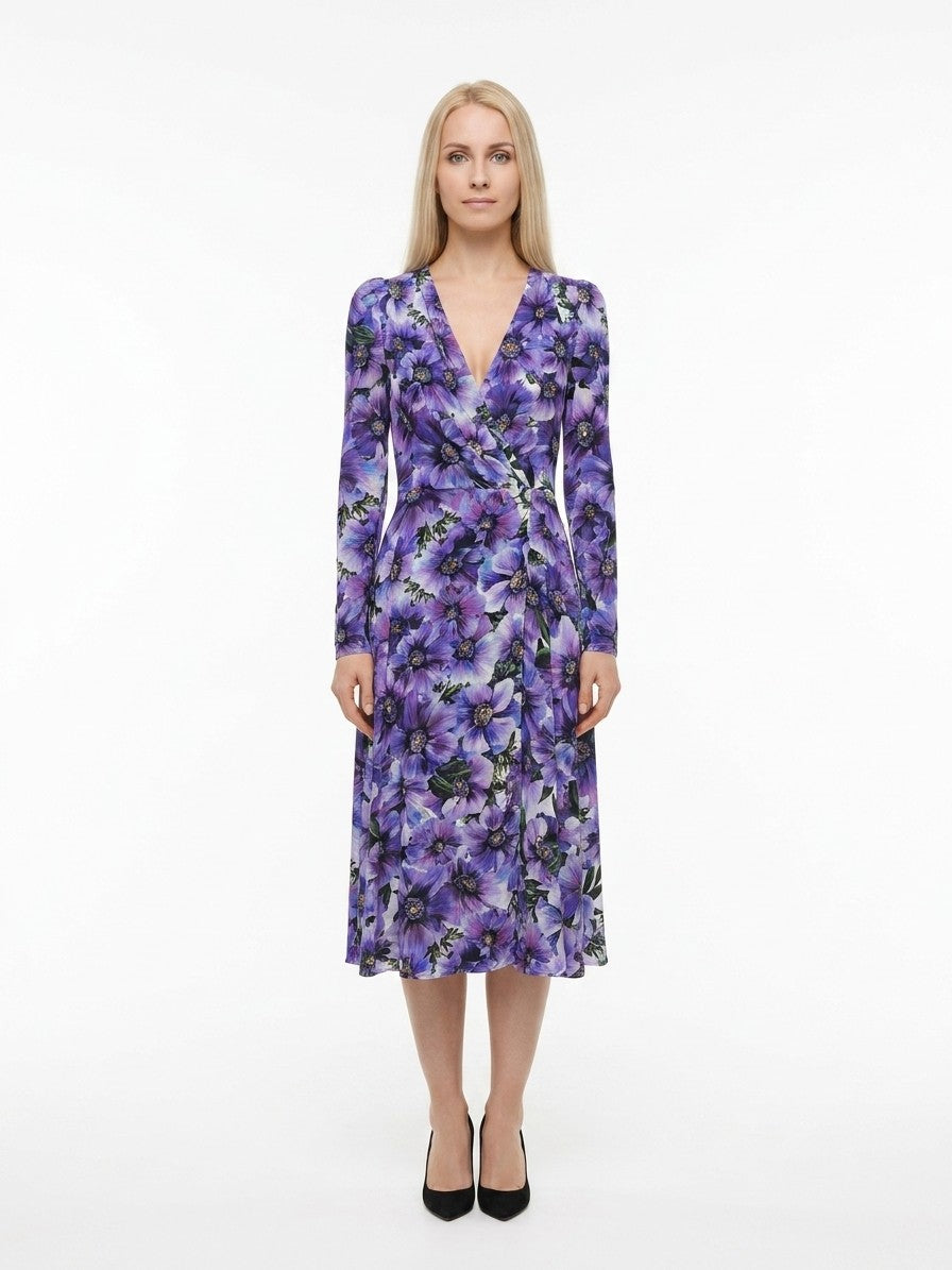 Experience the allure of Dolce & Gabbana's multicolor silk casual dress, where exquisite Italian craftsmanship meets timeless elegance for a captivating statement.