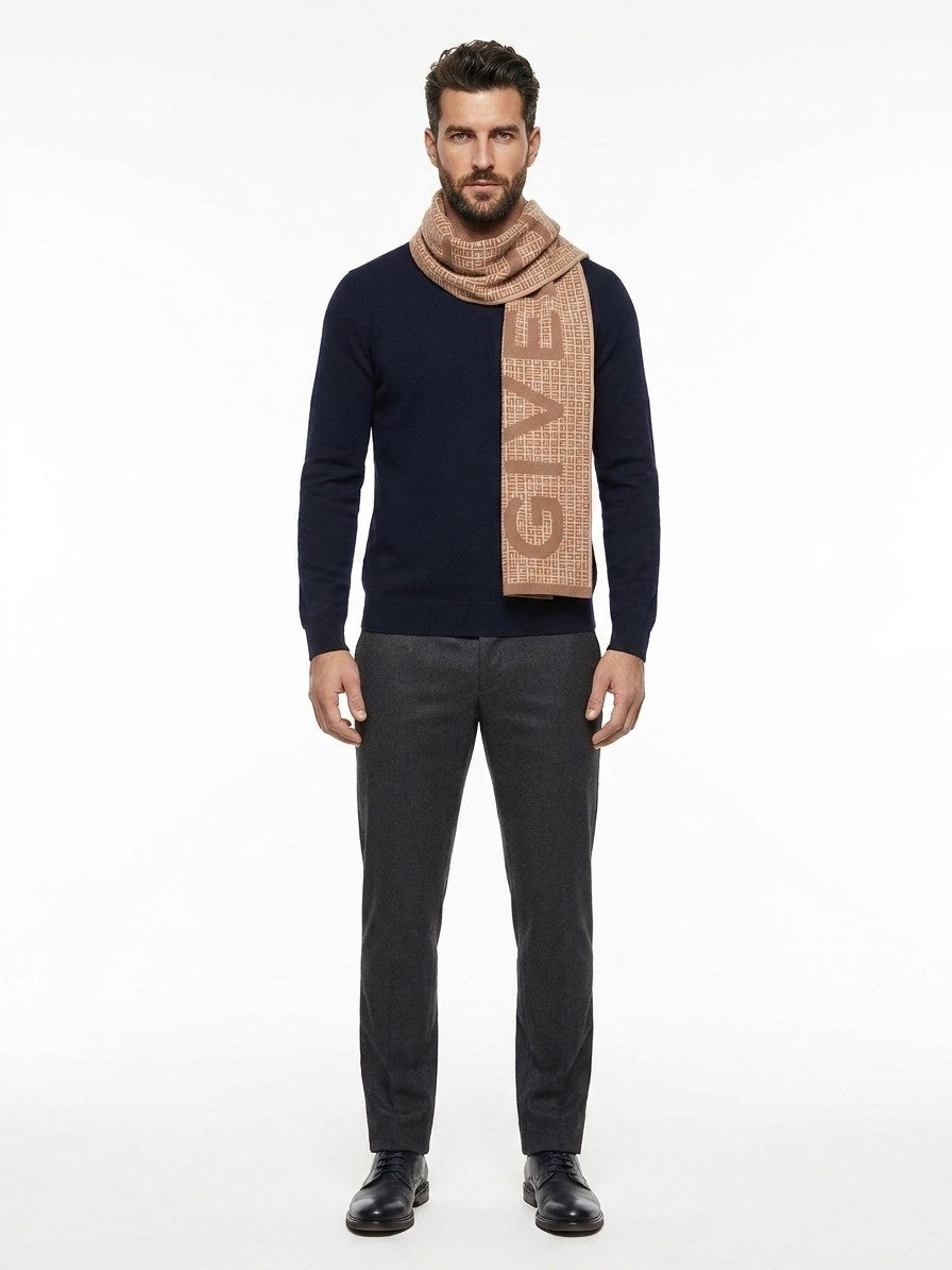 Givenchy Bicolor Wool Scarf - Timeless Luxury Accessory