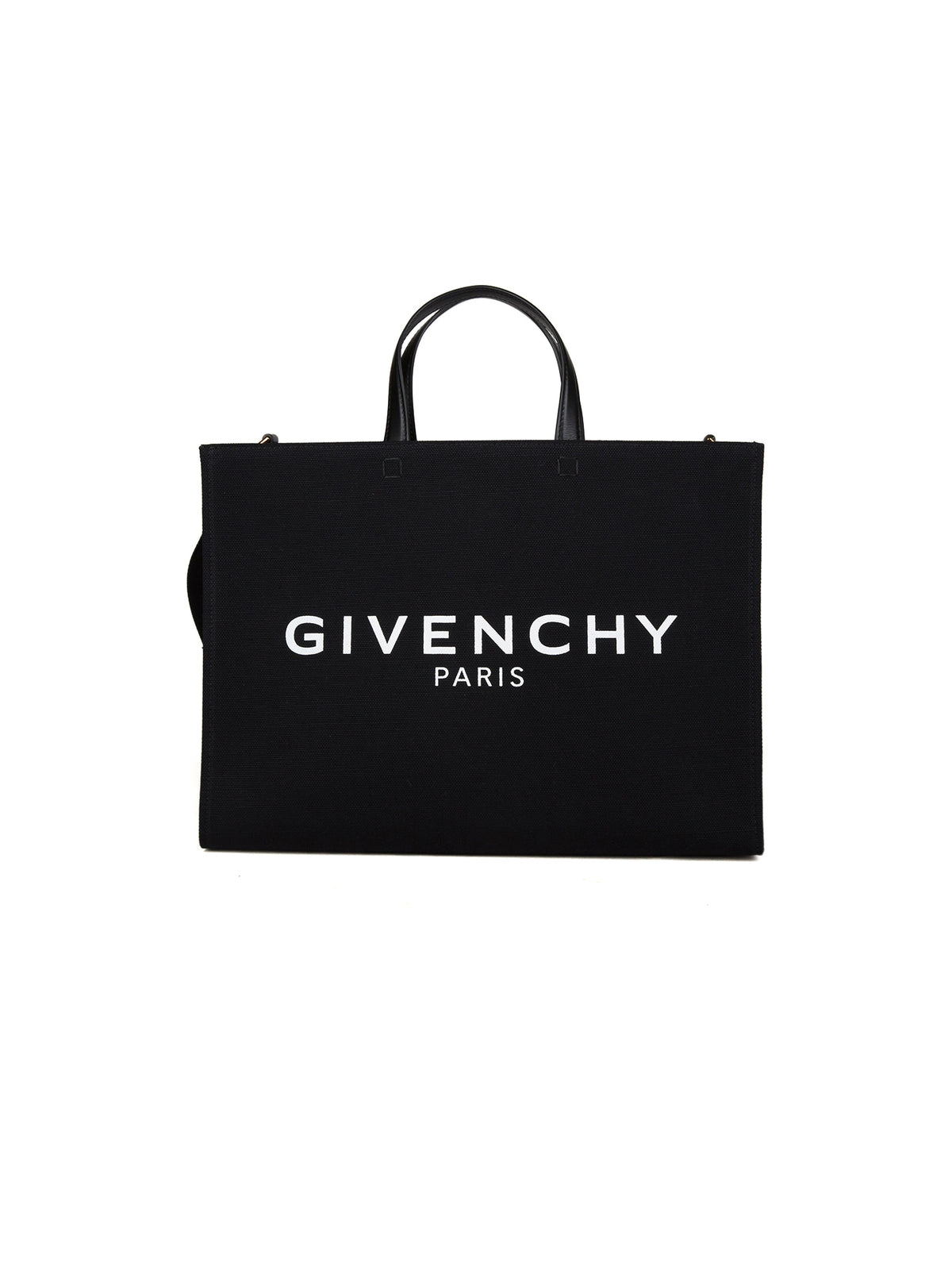 Elevate your style with the Givenchy Black Cotton Tote Bag, a luxurious blend of cotton and linen, perfect for the modern sophisticate seeking elegance and versatility.