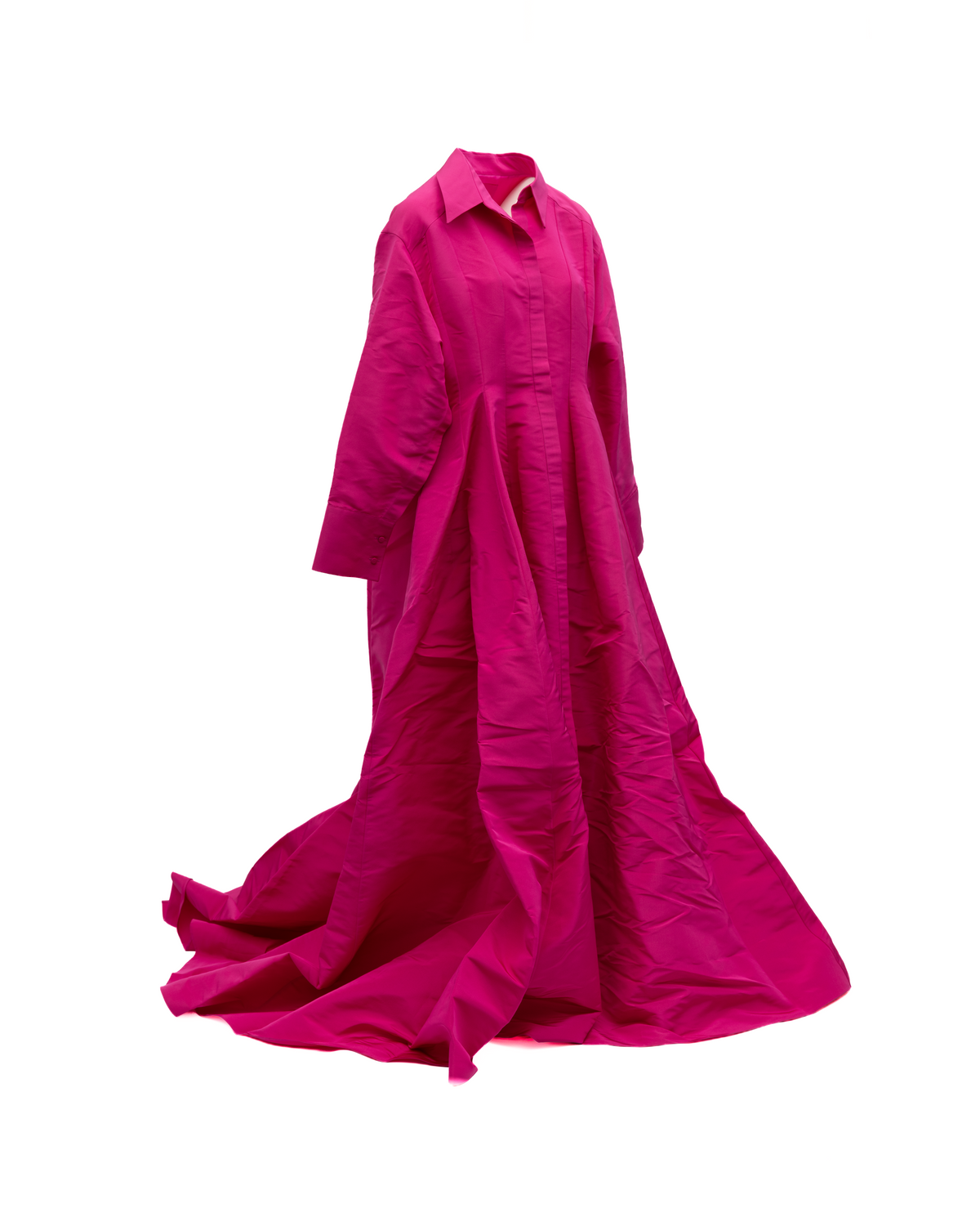 Valentino Garavani Pink Oversized Maxi Dress - Haute Couture Elegance