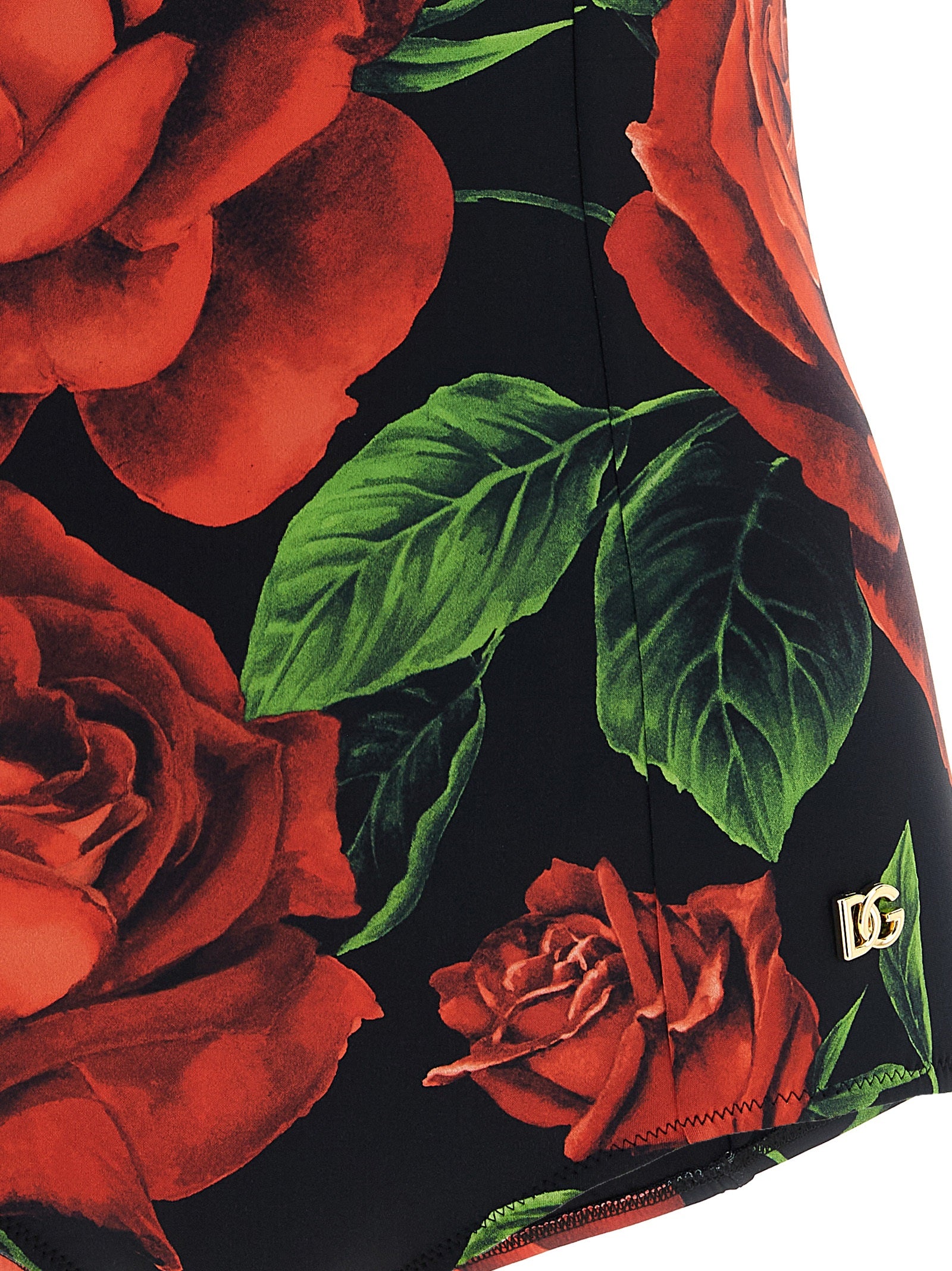 Dolce & Gabbana Multicolor Polyamide One-Piece Swimsuit