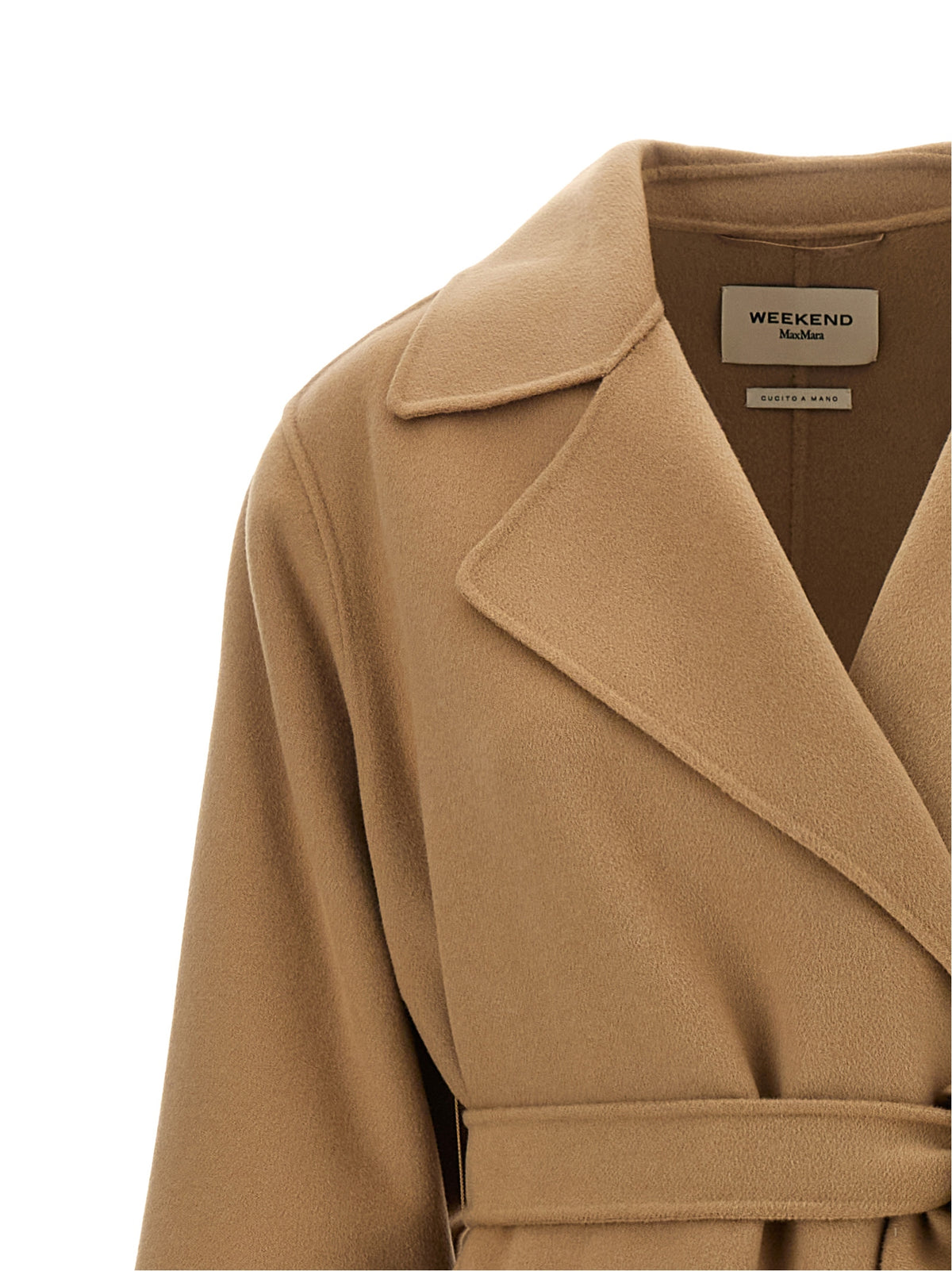 Max Mara Beige Virgin Wool Coat - Timeless Luxury Elegance