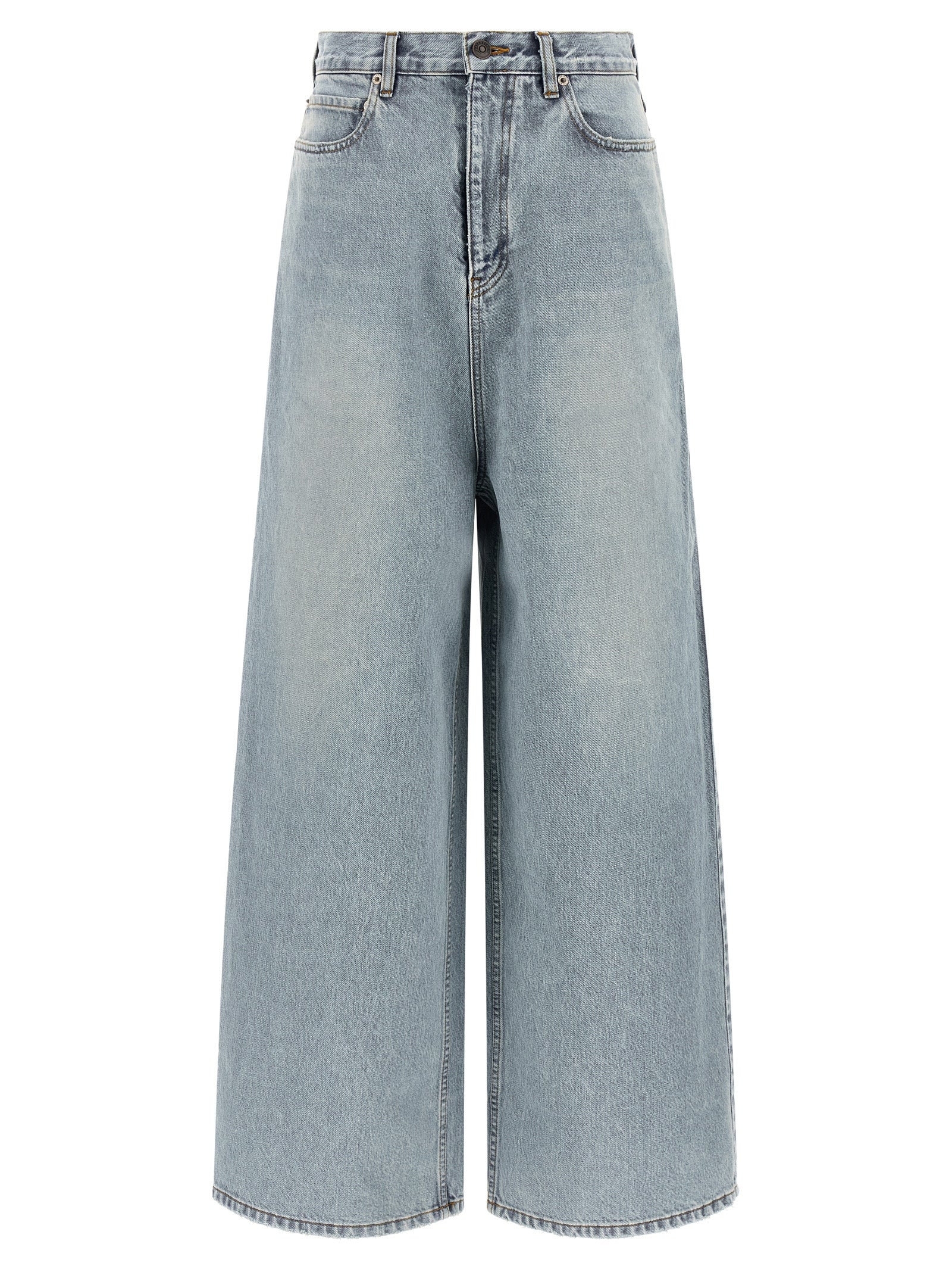 Balenciaga Blue Cotton Relaxed Fit Jeans - Luxury Denim Redefined