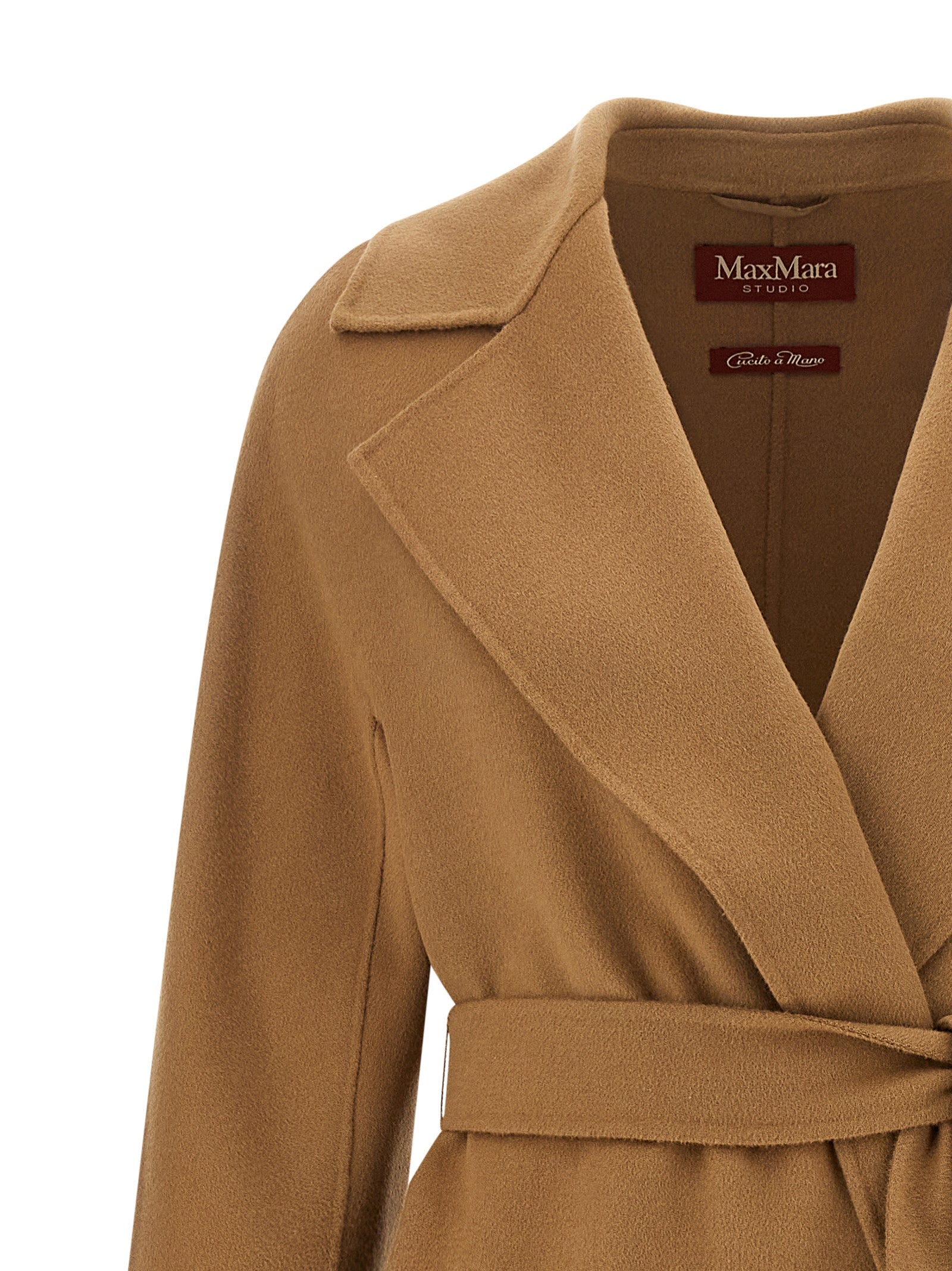 Max Mara Beige Virgin Wool Coat - Timeless Luxury Elegance