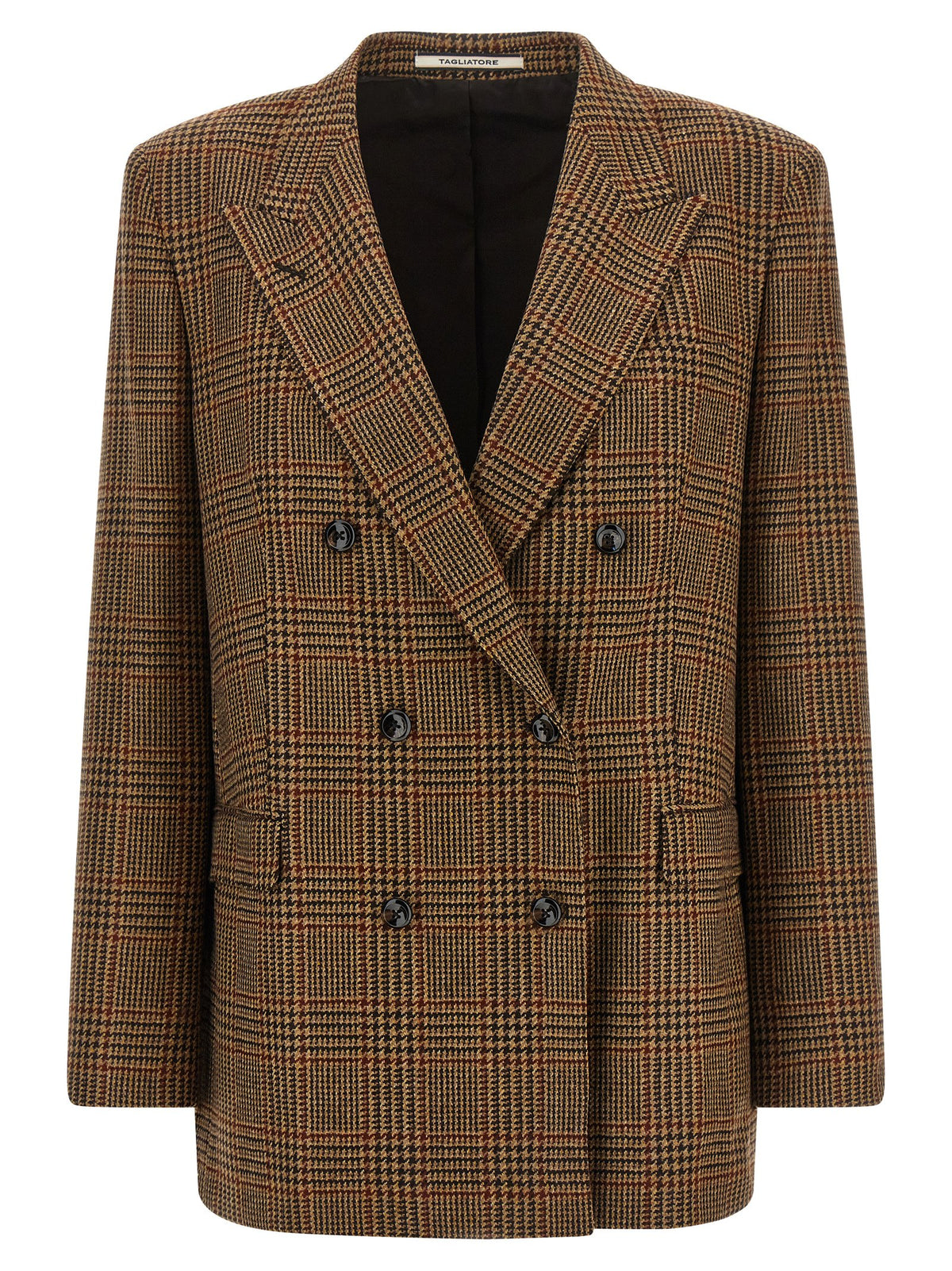 Tagliatore Brown Virgin Wool Blazer - Timeless Italian Elegance