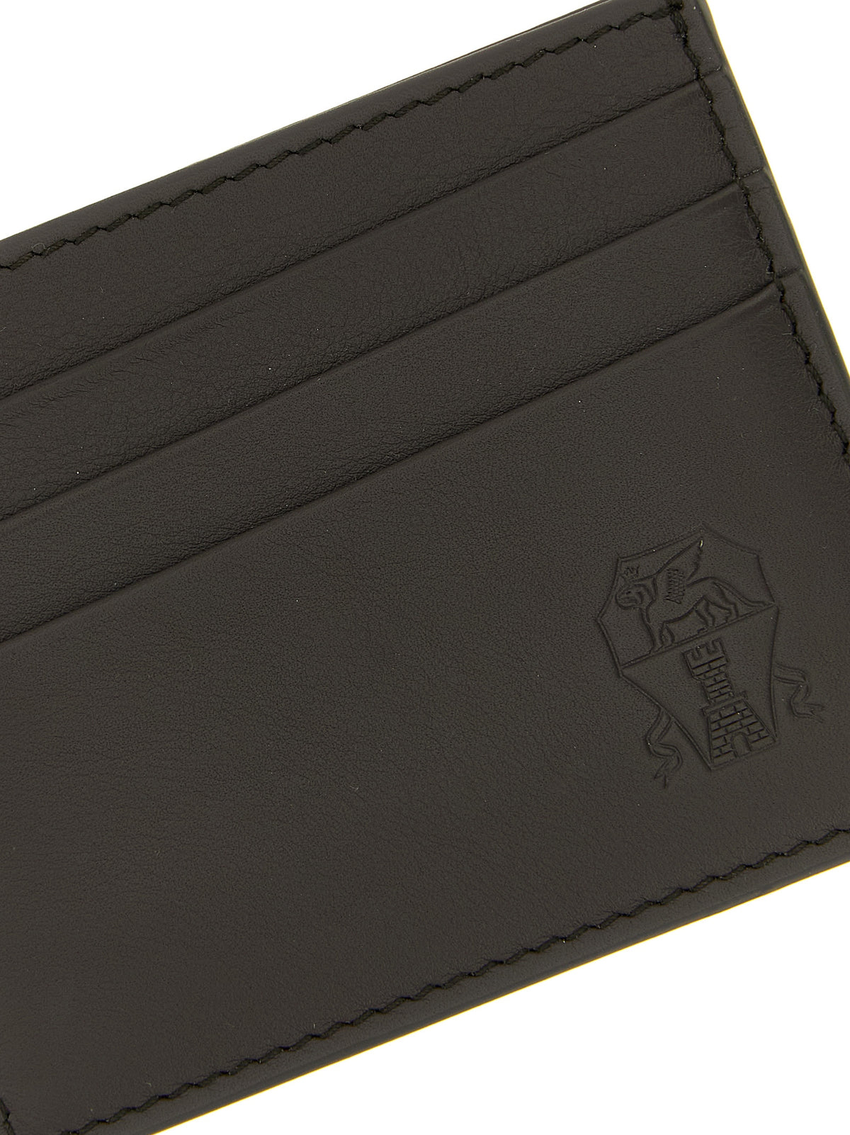 Brunello Cucinelli Black Calfskin Cardholder - Timeless Luxury Accessory