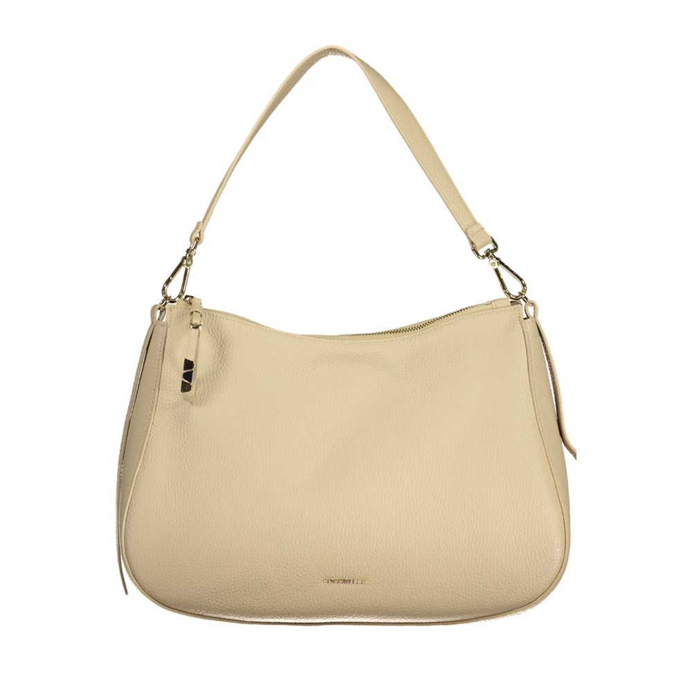 Coccinelle Nory Bag - Exquisite Beige Leather Luxury Handbag