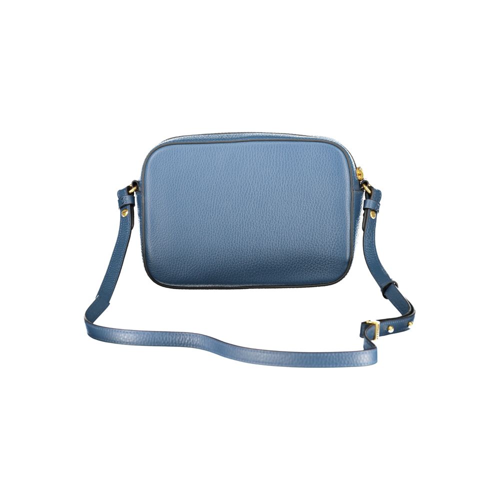 Coccinelle Blue Leather Handbag - Exquisite Italian Craftsmanship