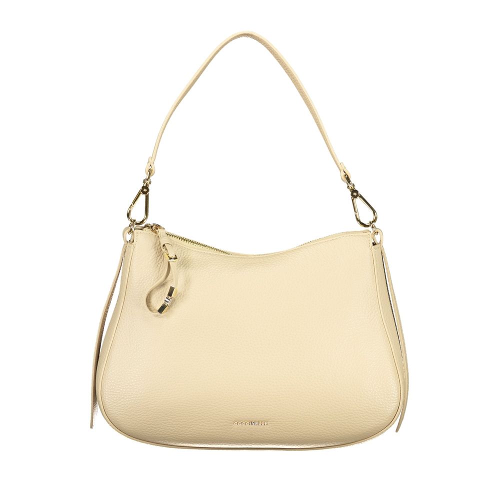 Coccinelle NORY BAG - Exquisite Beige Leather Handbag