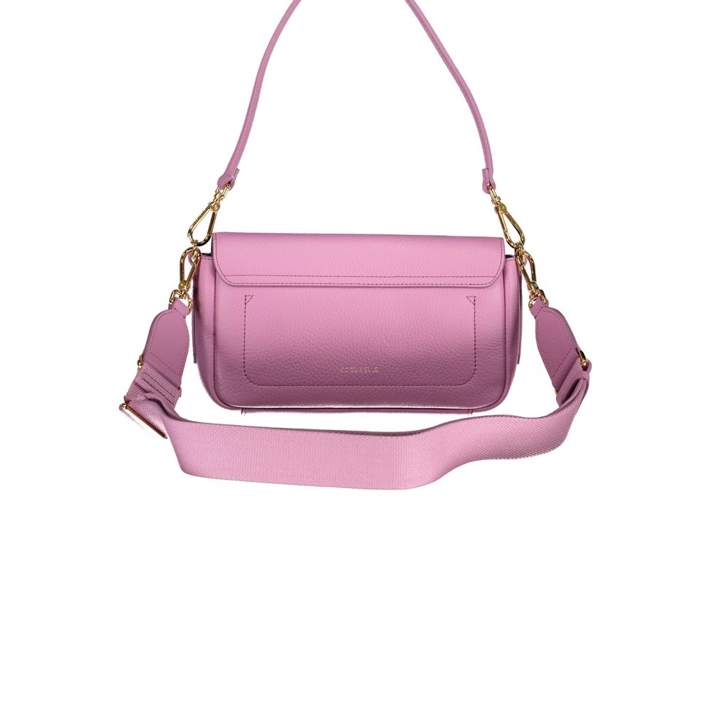 Coccinelle Purple Leather Handbag - Timeless Luxury Redefined