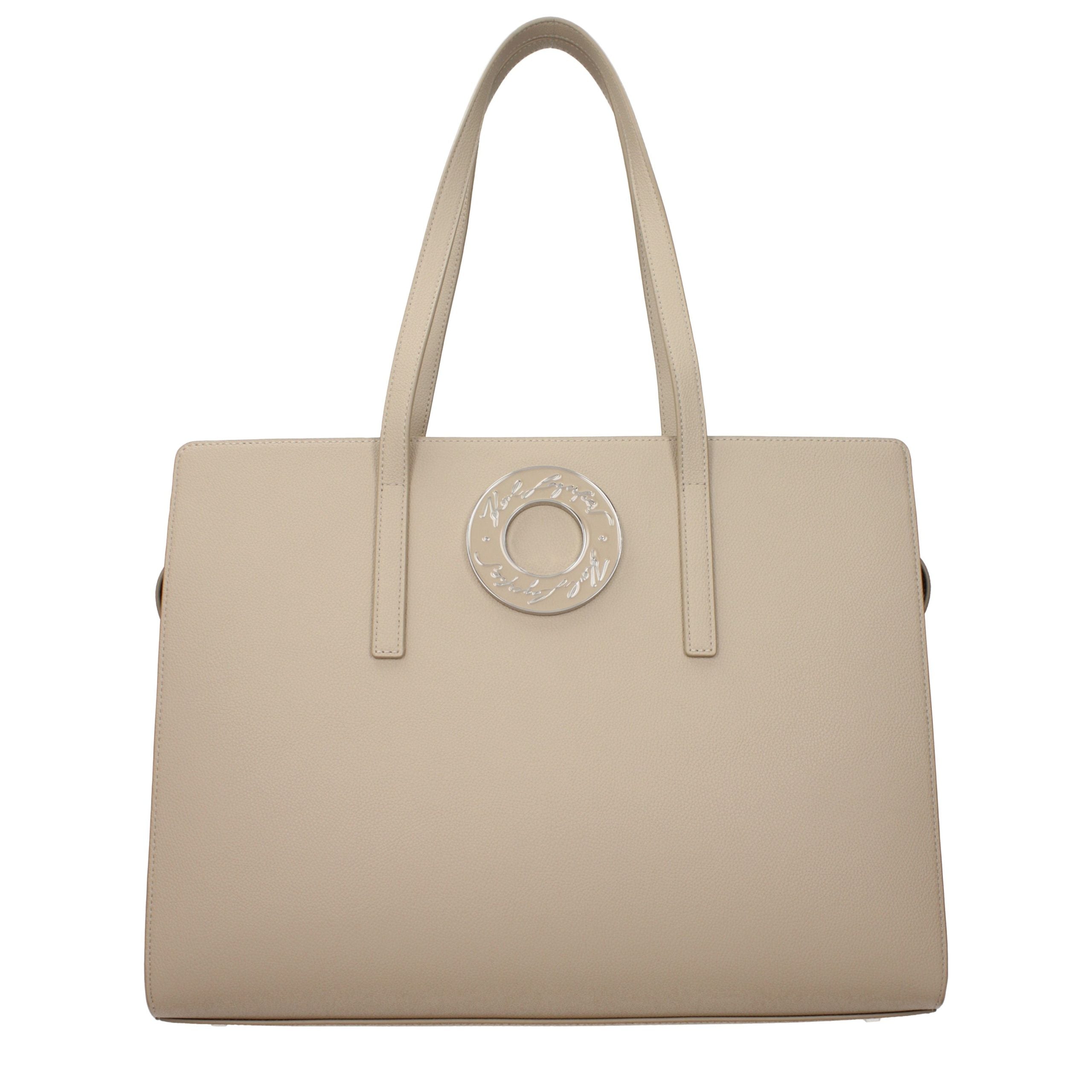 Discover the Karl Lagerfeld Beige Leather Shoulder Bag, a symbol of luxury and sophistication, crafted from premium leather for the discerning fashionista.