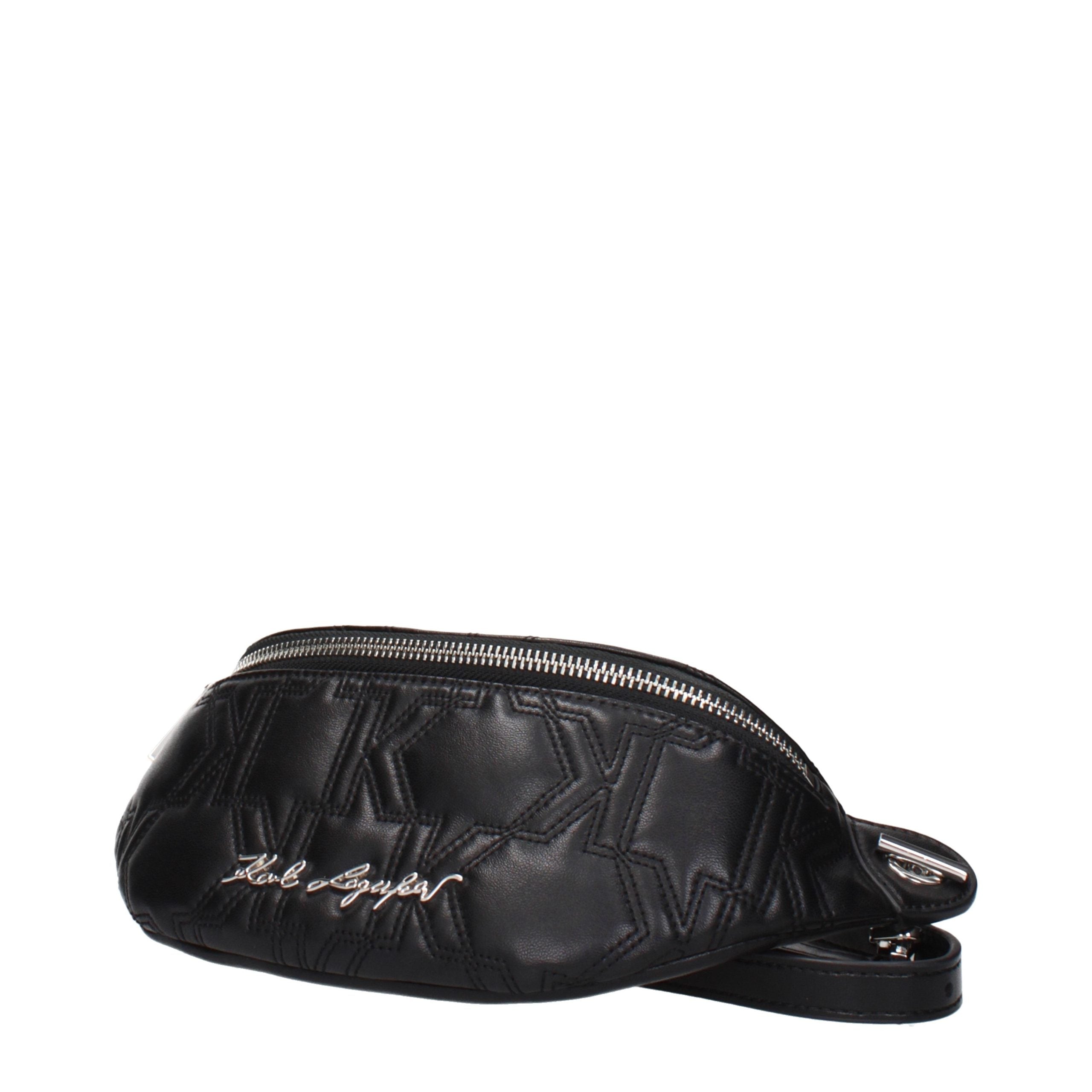 Karl Lagerfeld Black Leather Backpack - Timeless Luxury Accessory