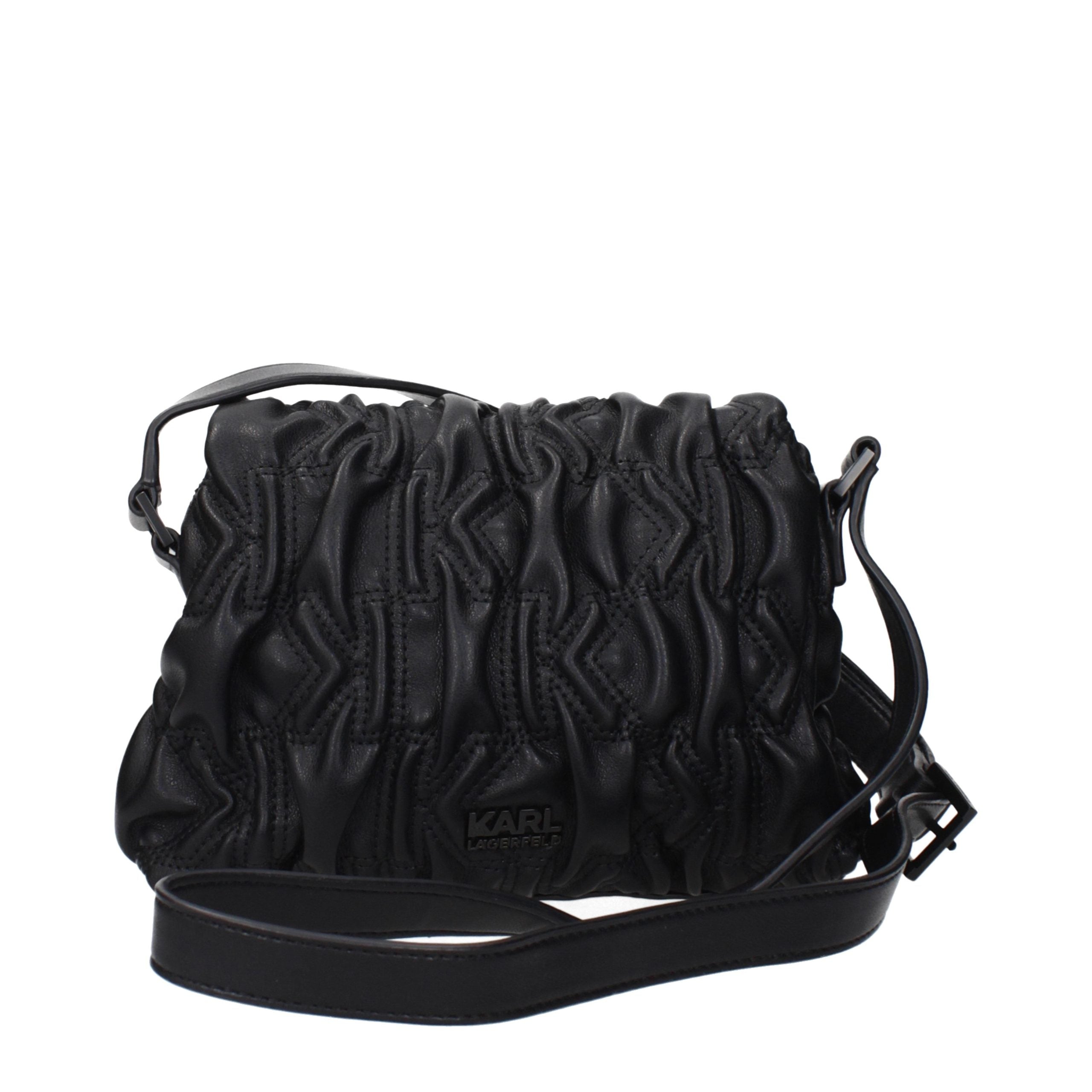 Karl Lagerfeld Black Polyester Crossbody Bag