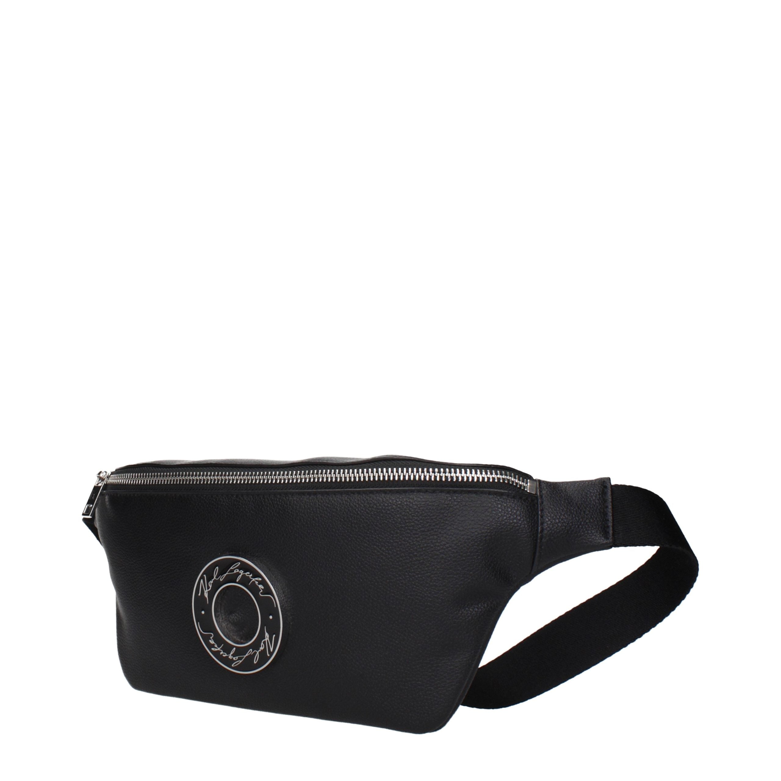 Karl Lagerfeld Black Leather Backpack - Timeless Luxury Redefined