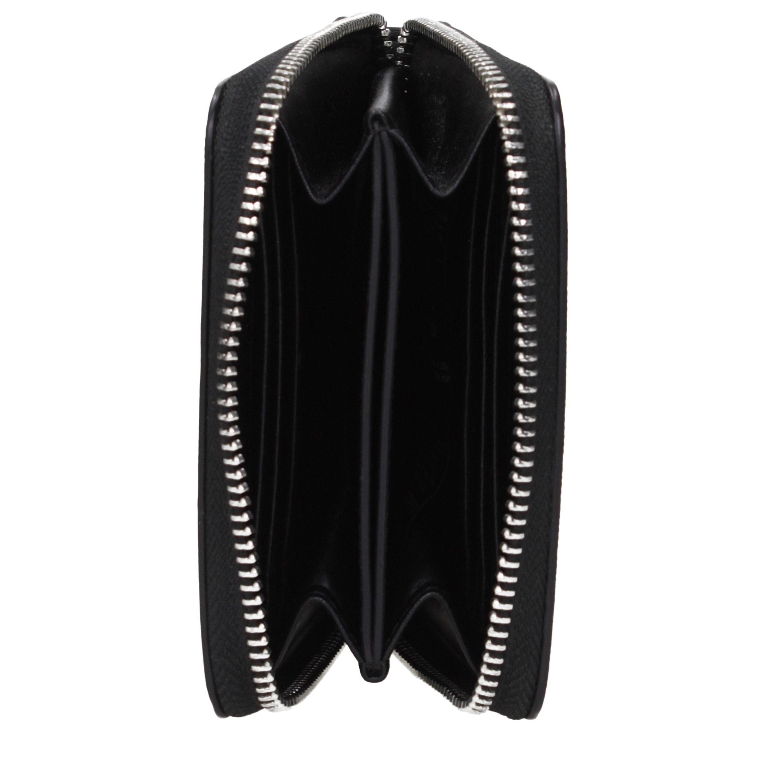 Karl Lagerfeld Black Polyethylene Wallet - Luxury Coin Purse