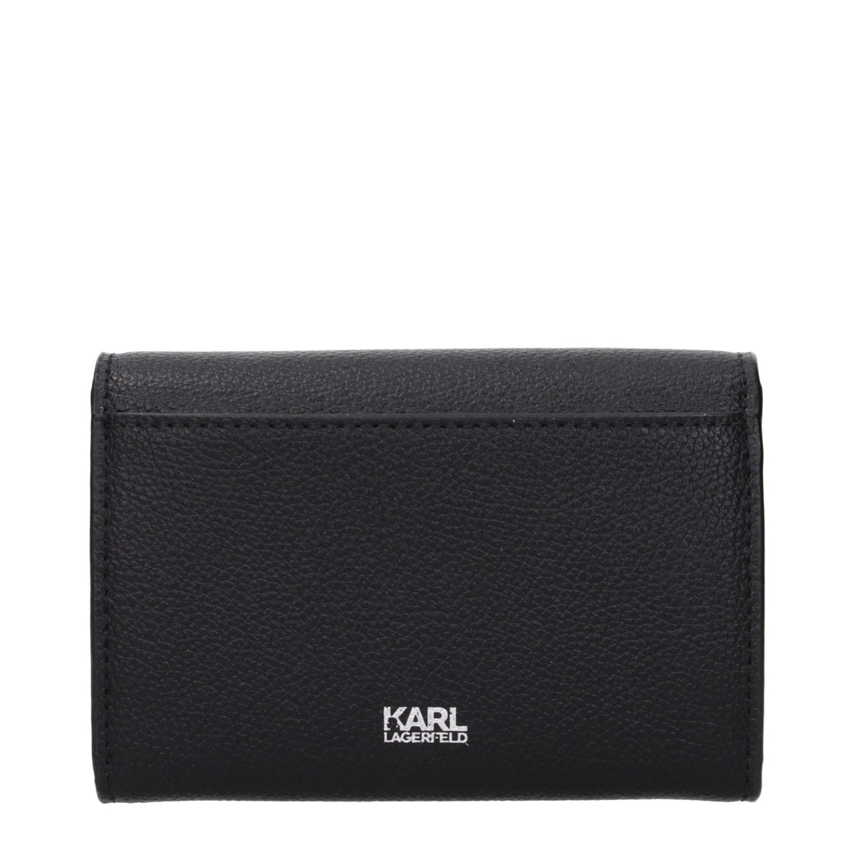 Elevate your accessory collection with the Karl Lagerfeld Black Polyester Wallet, a luxurious coin purse that embodies sophistication and timeless elegance.