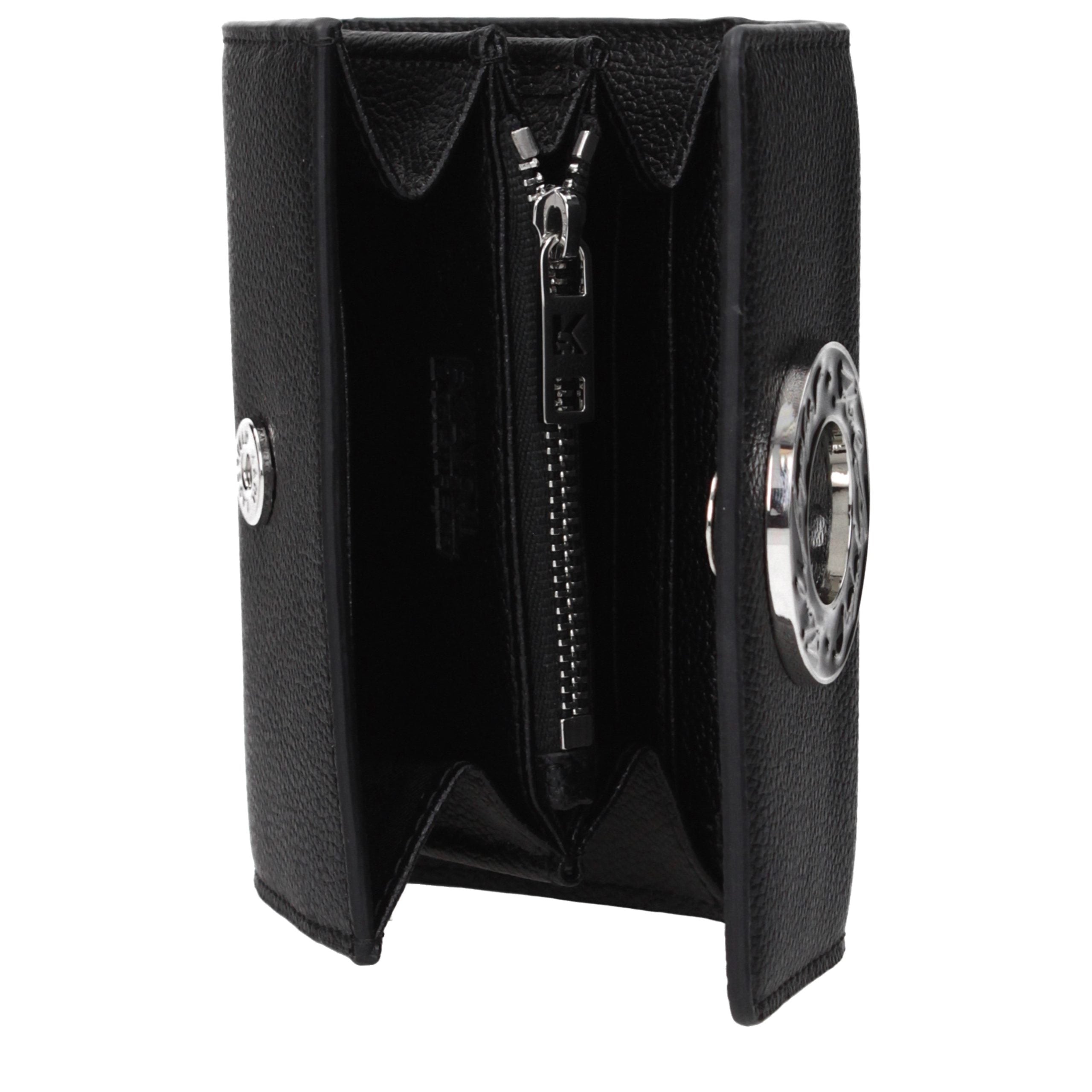 Karl Lagerfeld Black Polyester Wallet - Timeless Luxury Accessory