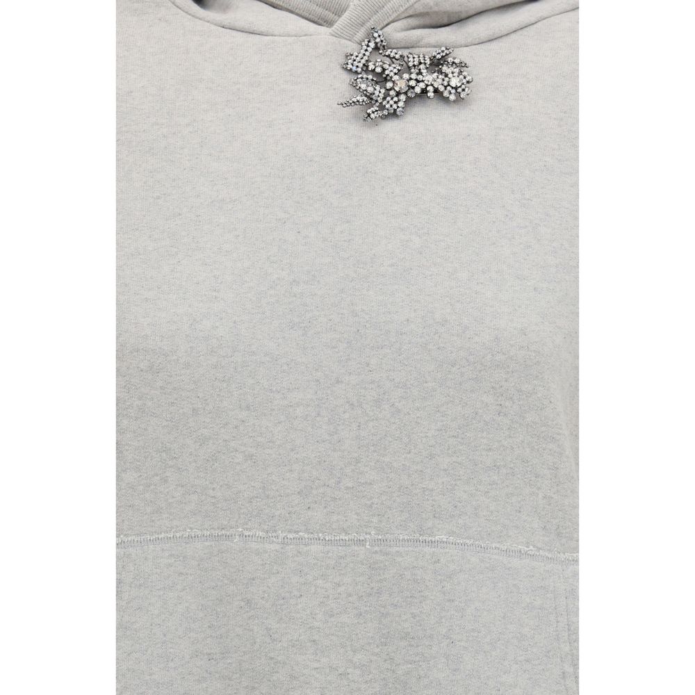 Prada Gray Cotton Sweatshirt - Luxe Comfort for the Discerning