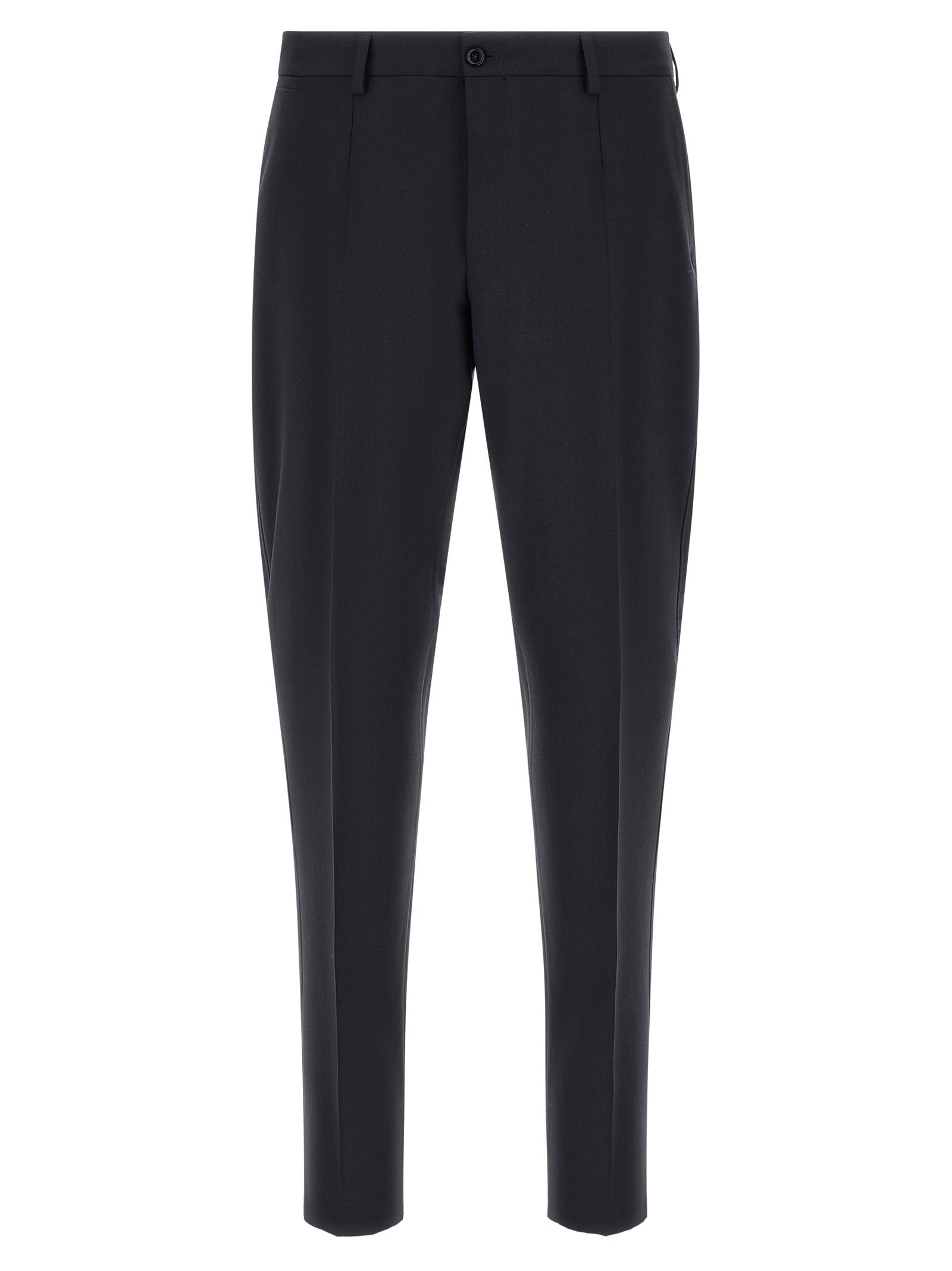 Dolce & Gabbana Blue Virgin Wool Two-Piece Suit