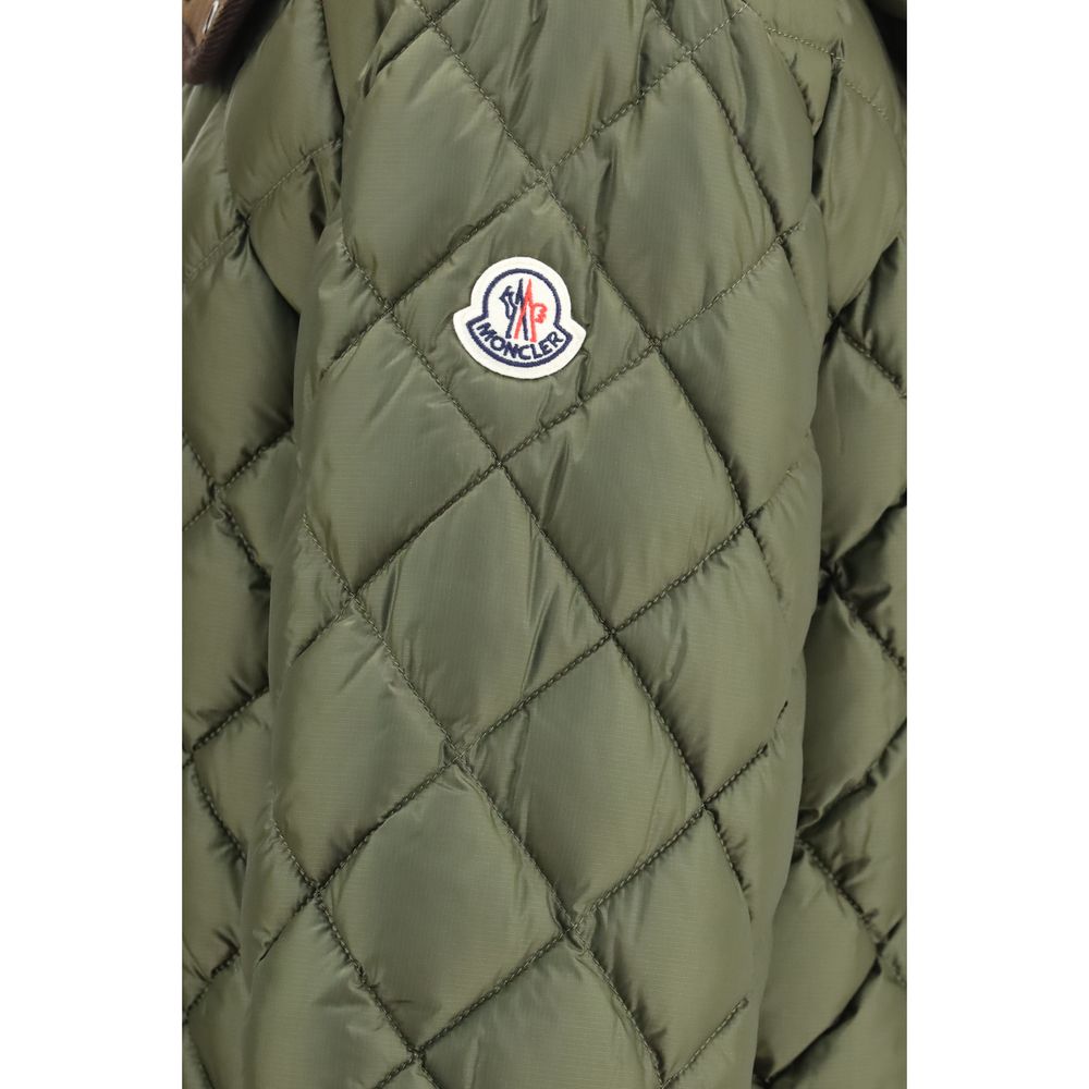 Elevate your style with the Moncler Multicolor Polyamide Full-Length Jacket, a masterpiece of reversible design and luxurious comfort, perfect for the discerning individual.