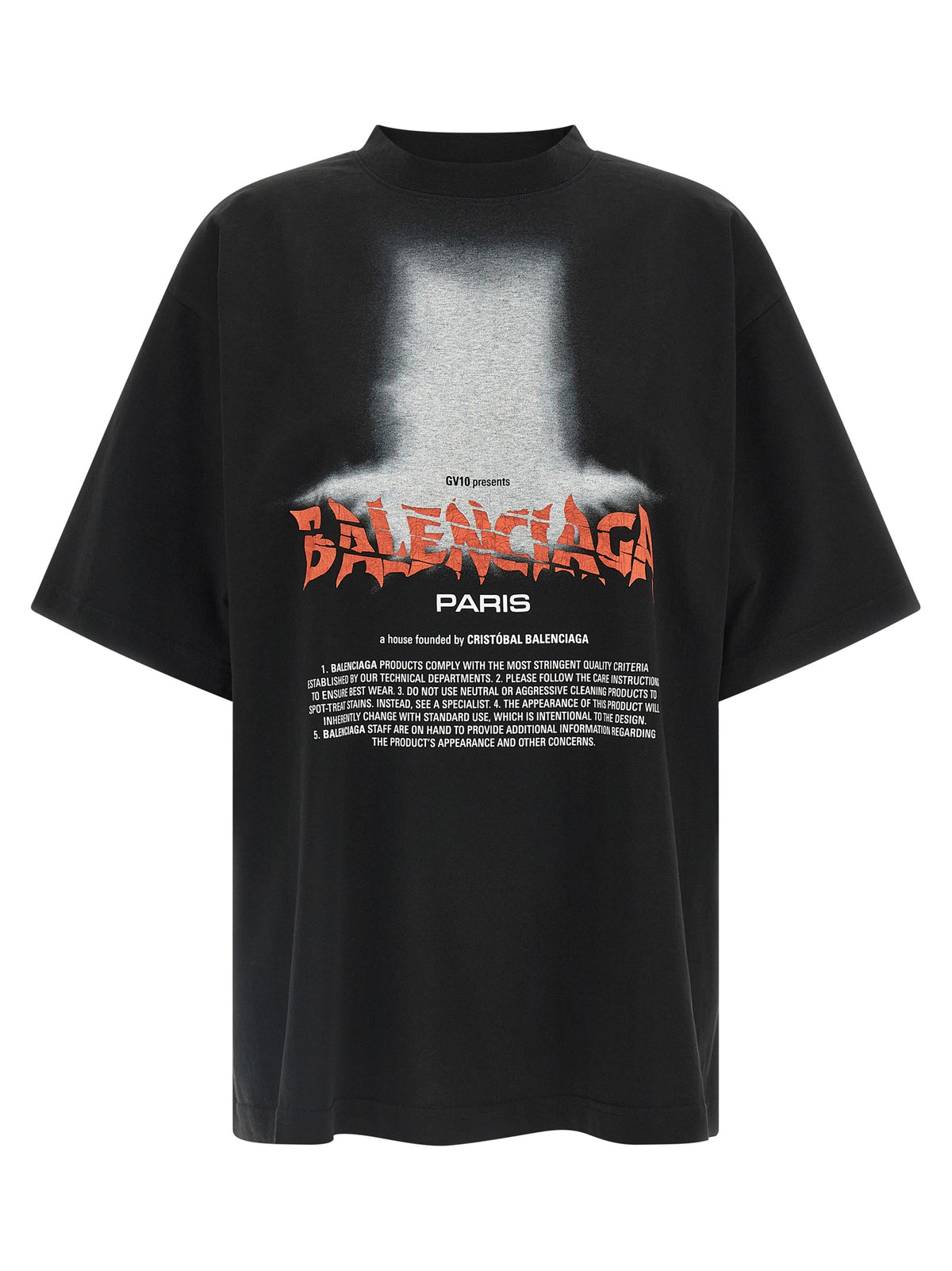 Experience the allure of Balenciaga's Black Cotton T-Shirt, where exceptional craftsmanship meets bold street style, perfect for the discerning fashion connoisseur.