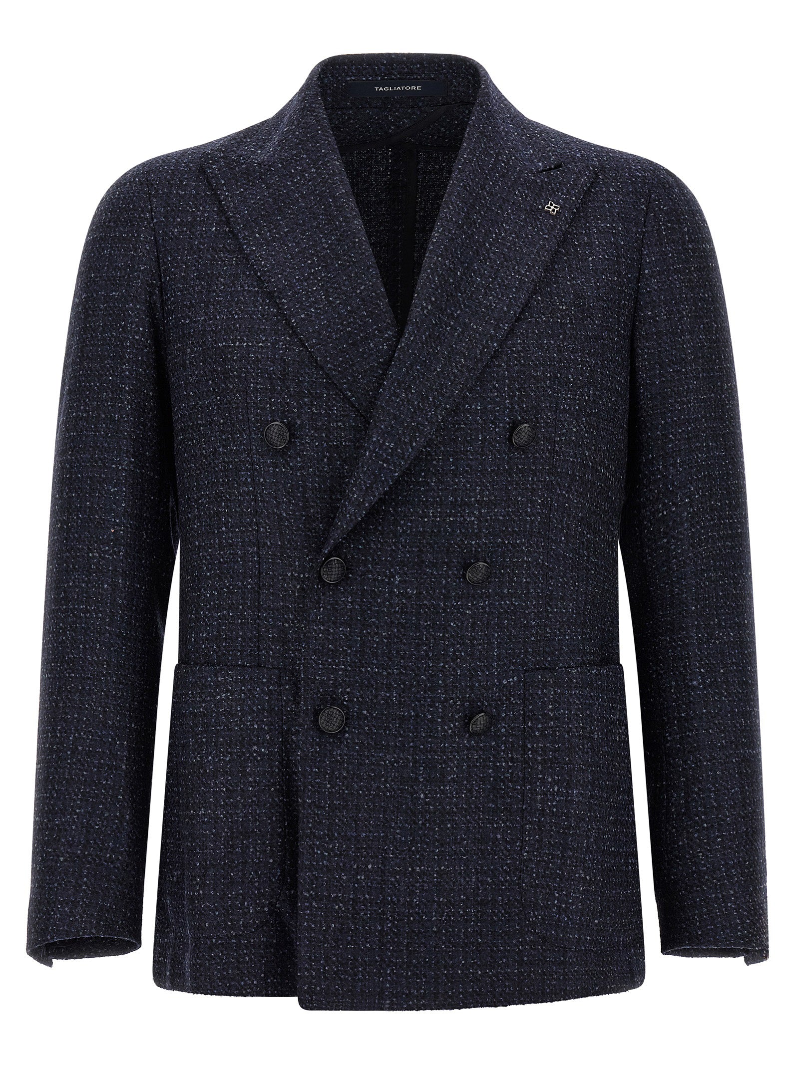 Indulge in the exquisite TAGLIATORE Blue Virgin Wool Blazer, where bold tailoring meets luxurious craftsmanship, redefining contemporary elegance for discerning tastes.