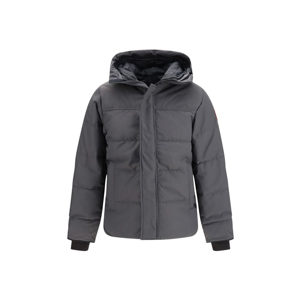 Indulge in the Canada Goose Gray Cotton Parka, where luxury meets functionality. Crafted for warmth and elegance, this oversized masterpiece redefines modern outerwear.