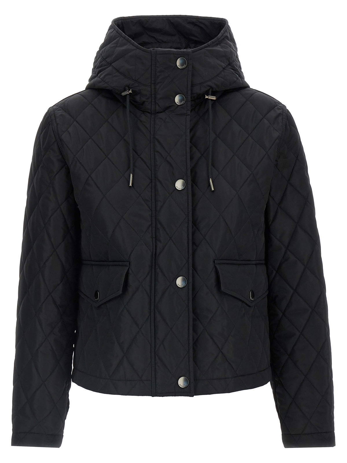 Burberry Black Polyamide Full-Length Jacket - Timeless Luxury