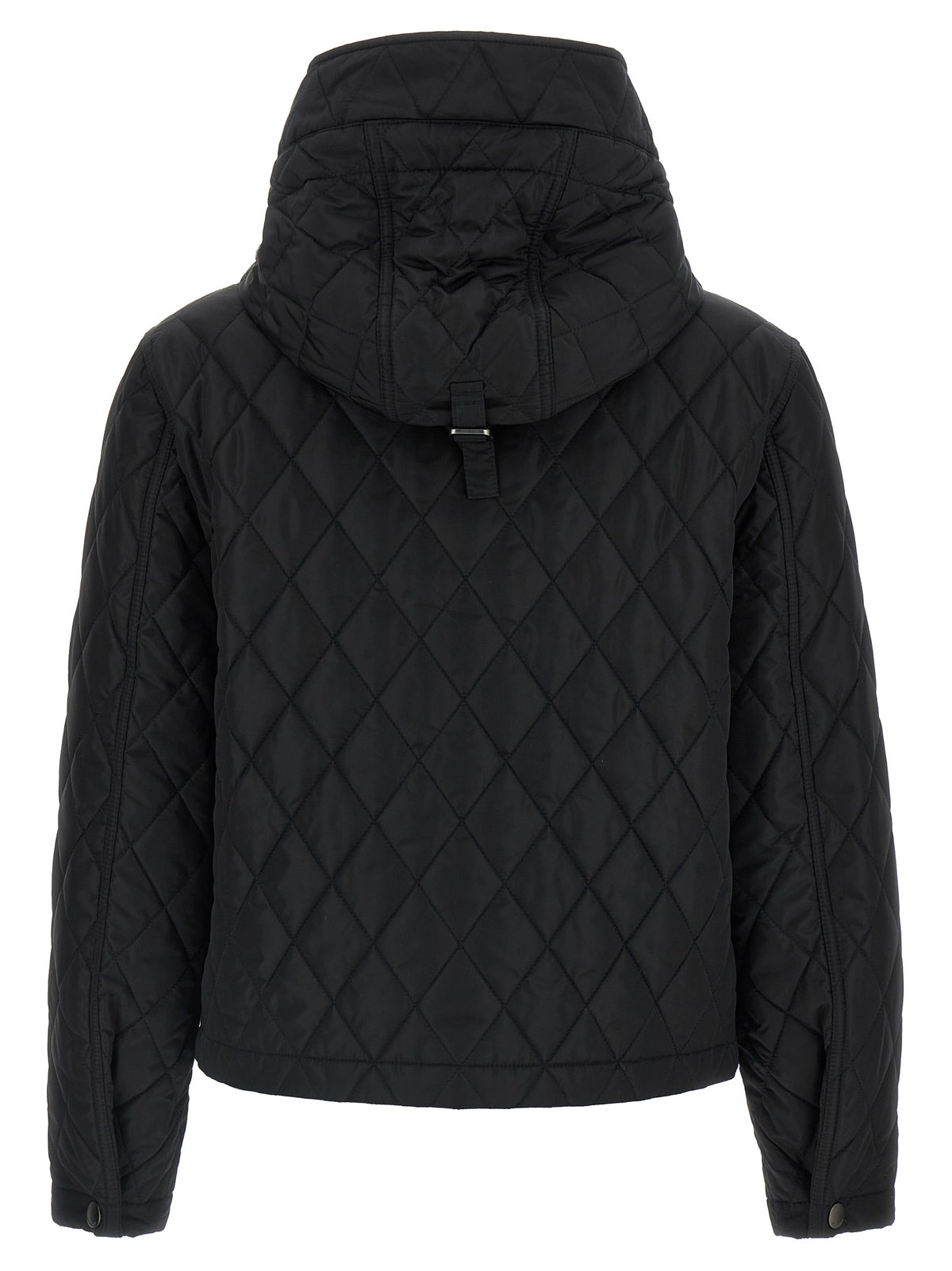 Burberry Black Polyamide Full-Length Jacket - Timeless Luxury