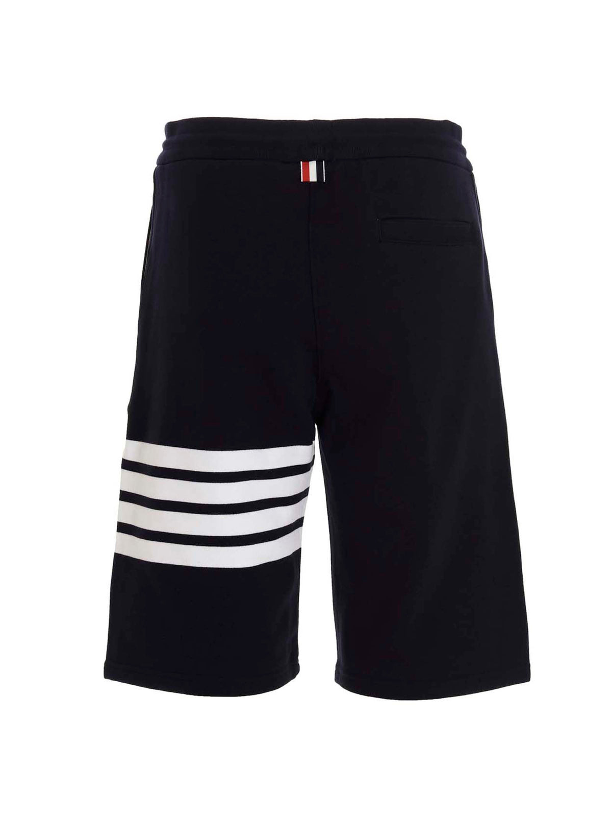 Thom Browne Blue Cotton Bermuda Shorts for Timeless Elegance