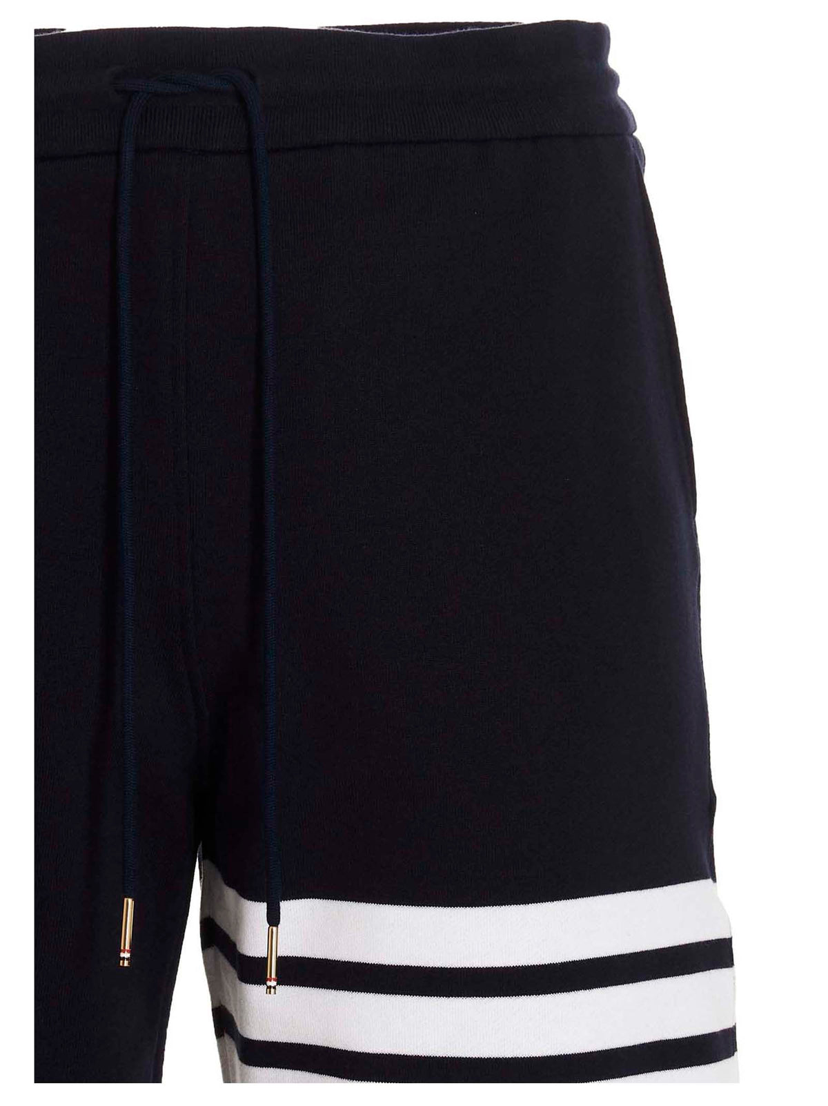 Thom Browne Blue Cotton Bermuda Shorts - Effortless Luxury Essentials