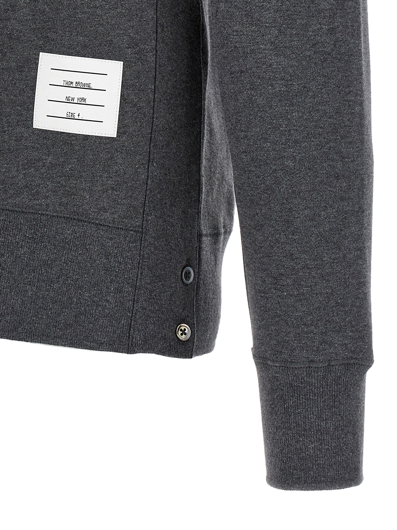 Thom Browne Gray Cotton Sweatshirt - Elevate Your Style