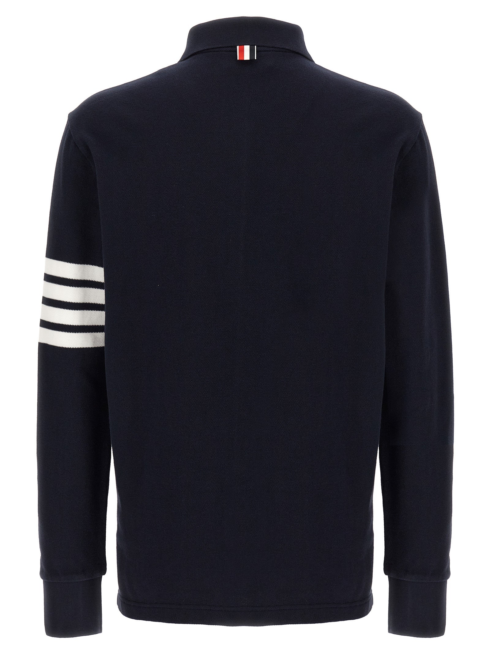 Thom Browne Blue Cotton Polo Shirt - Elevate Your Luxury Wardrobe
