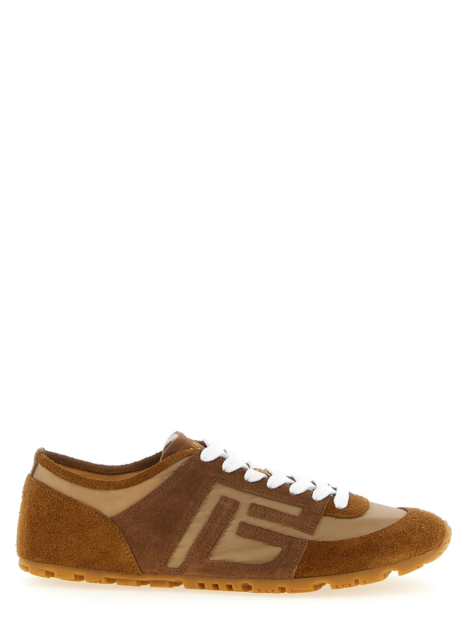 Balmain Brown Calfskin Sneakers - Elevate Your Luxury Footwear