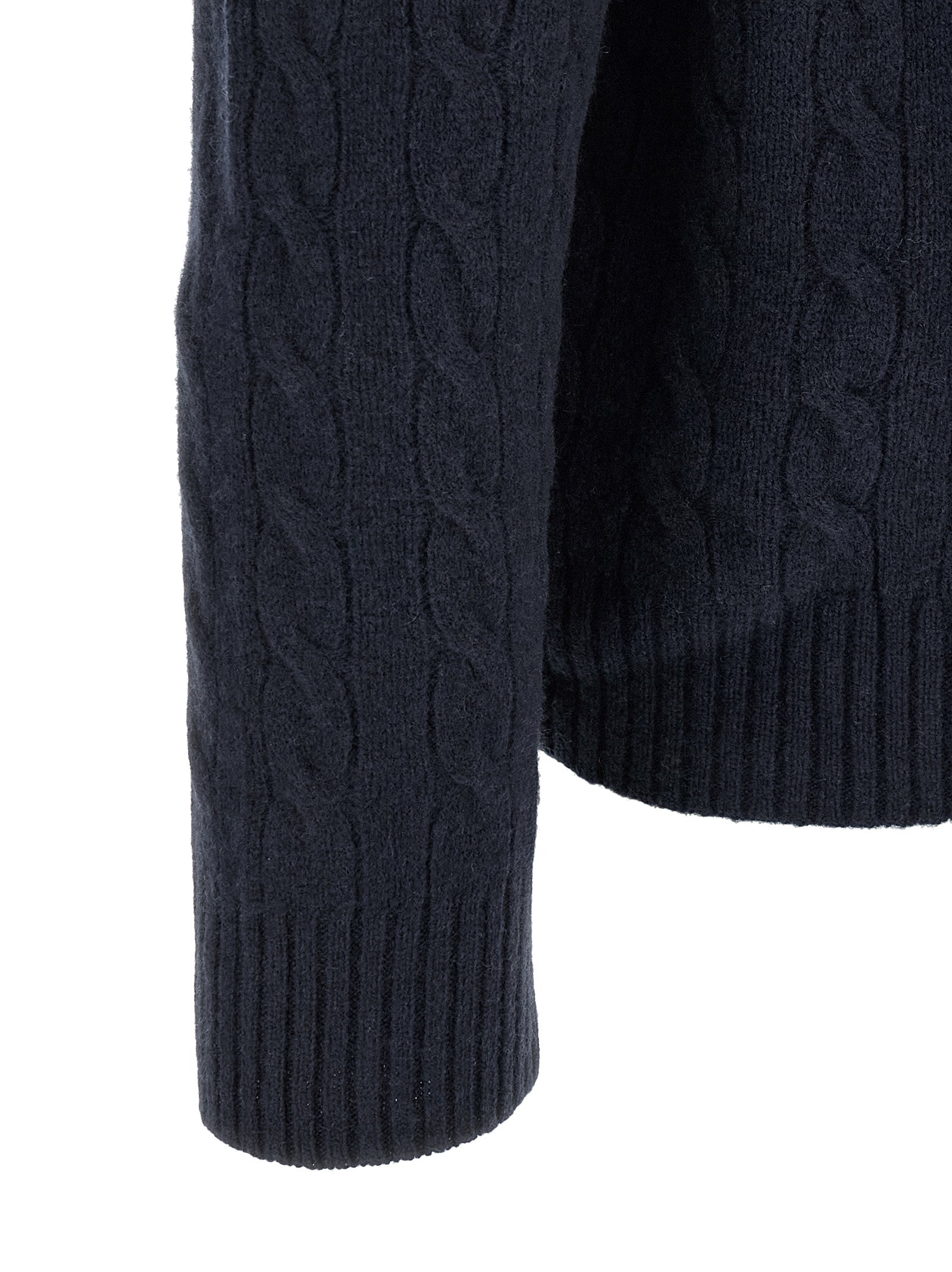 Polo Ralph Lauren Blue Wool Cardigan