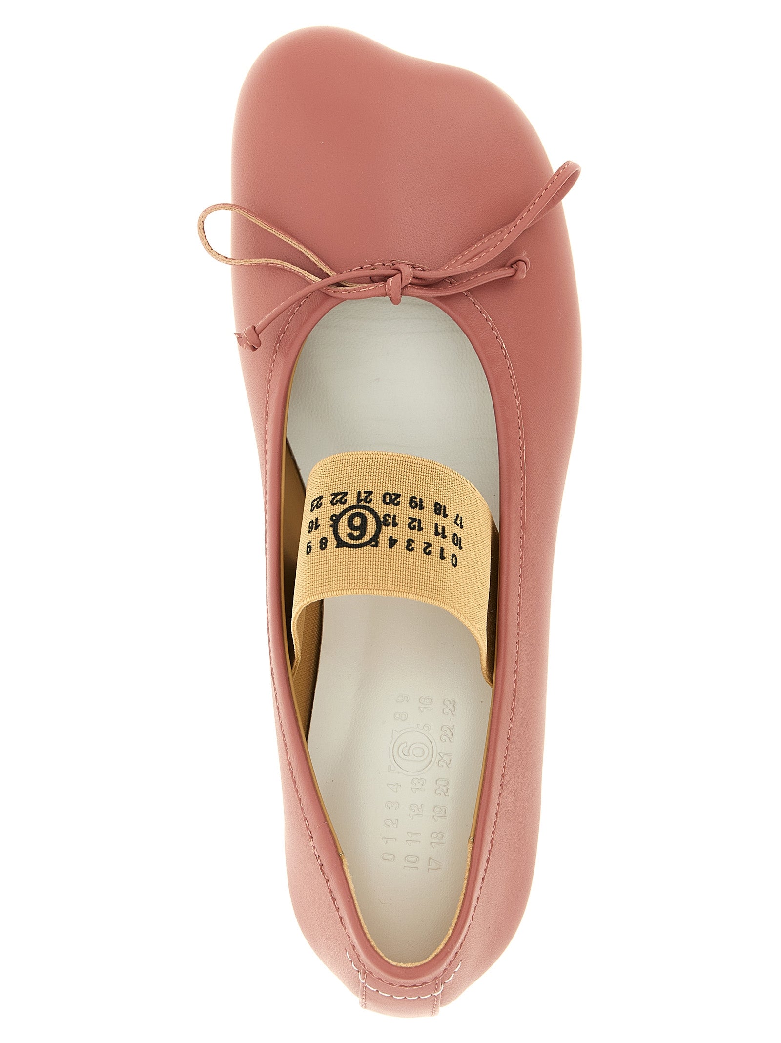 Indulge in the elegance of MM6 Maison Margiela's Multicolor Lambskin Ballet Flats, where exquisite craftsmanship meets avant-garde design, perfect for everyday sophistication.