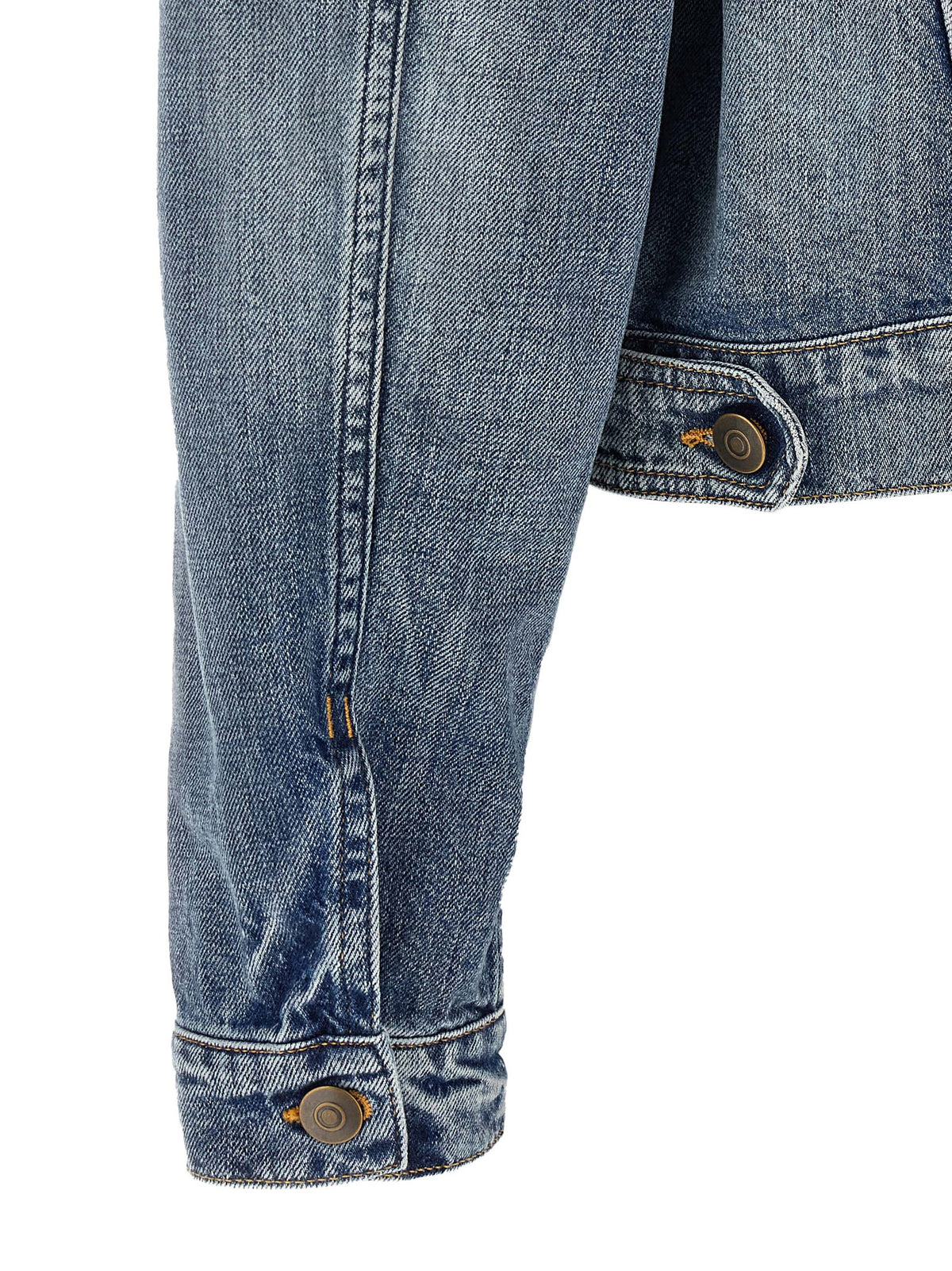 Maison Margiela Blue Cotton Denim Jacket - Timeless Luxury Chic